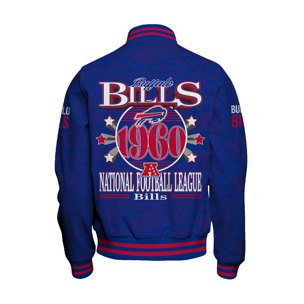 Buffalo Bills Football Team 2025 -26 Super Durable Unisex Varsity Jacket