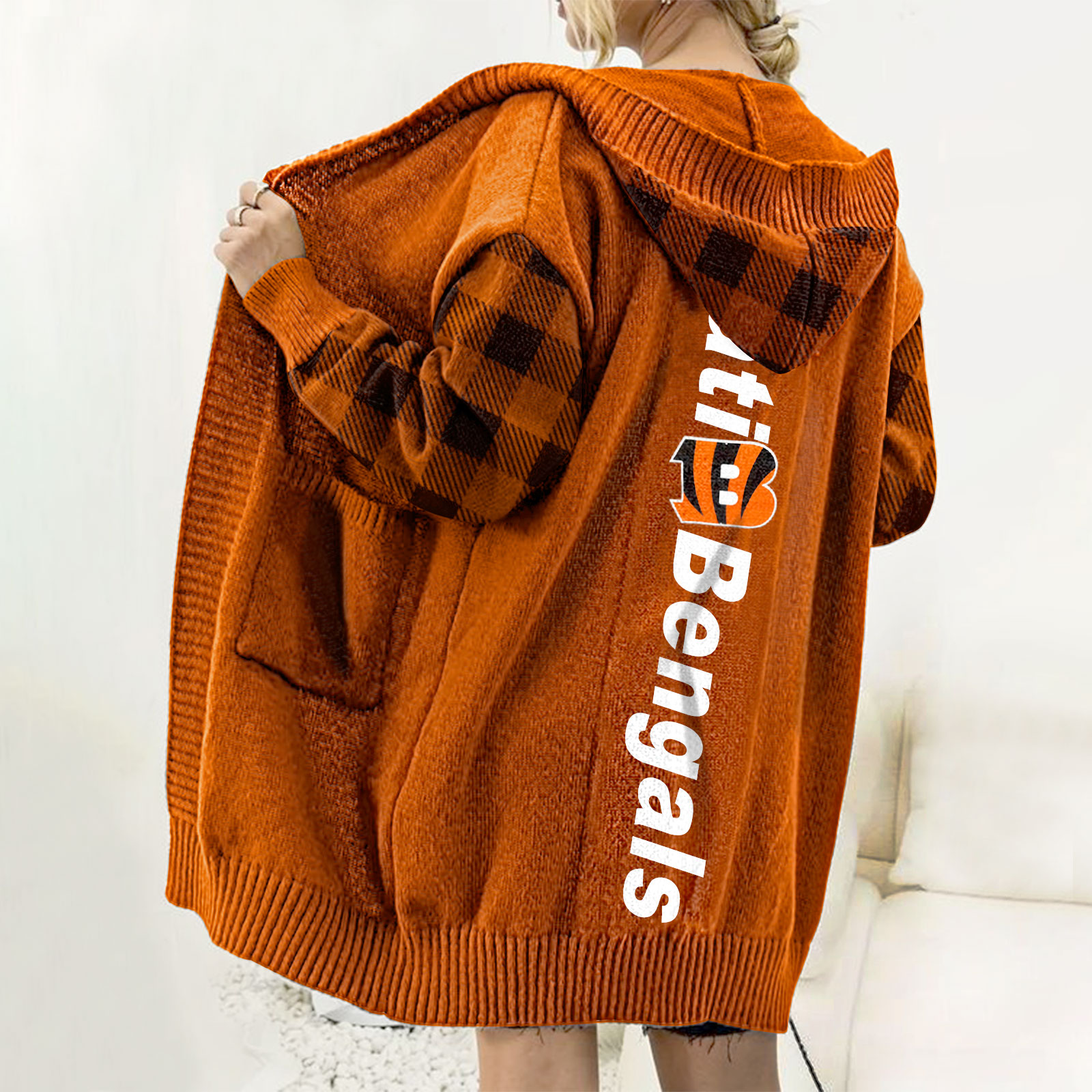 Drop Shoulder Hooded Duster Cardigan