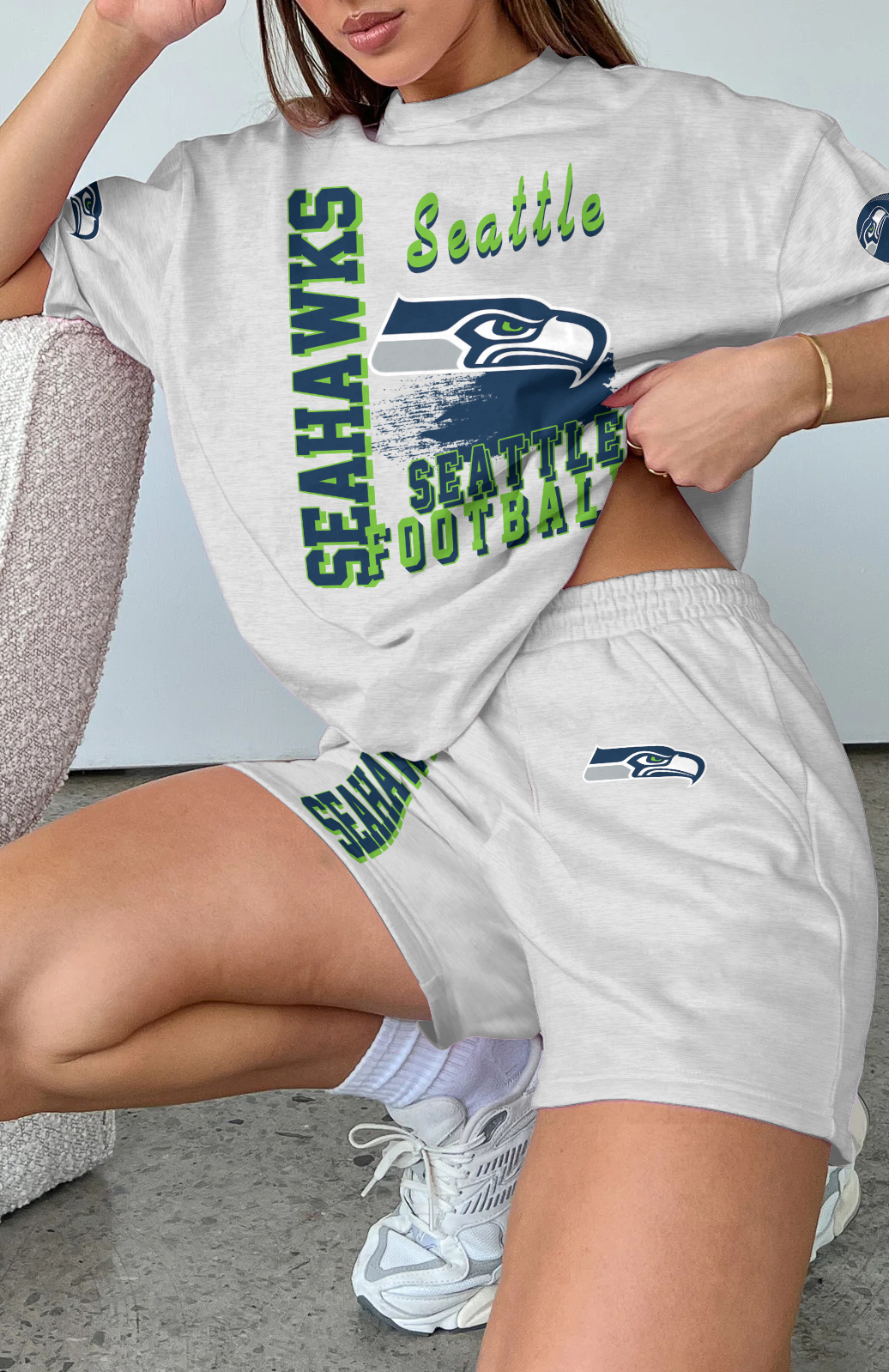 Seattle Seahawks Limited Edition Women's T-Shirt & Short Set