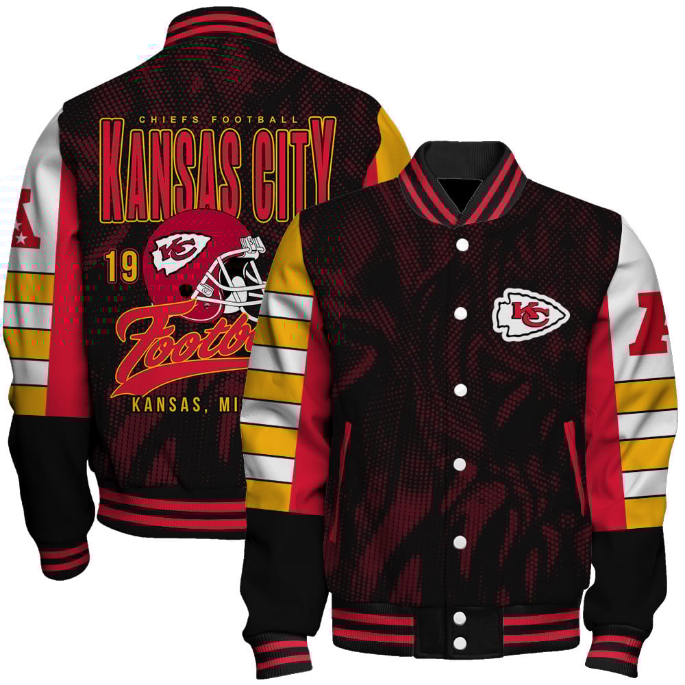 Kansas City Chiefs Football Team 2025 - 26 Wear Your Passion Unisex Varsity Jacket