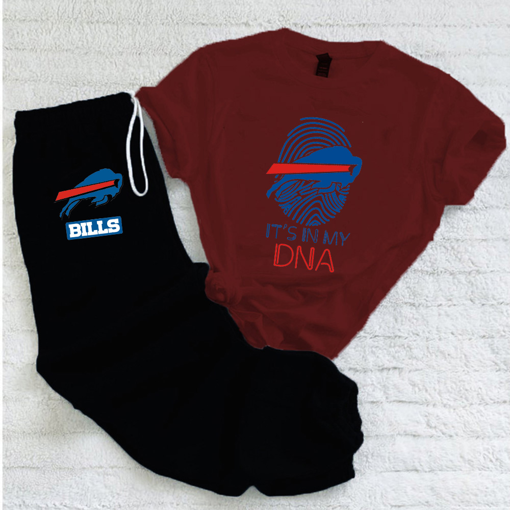 Casual loose fashion printed suit