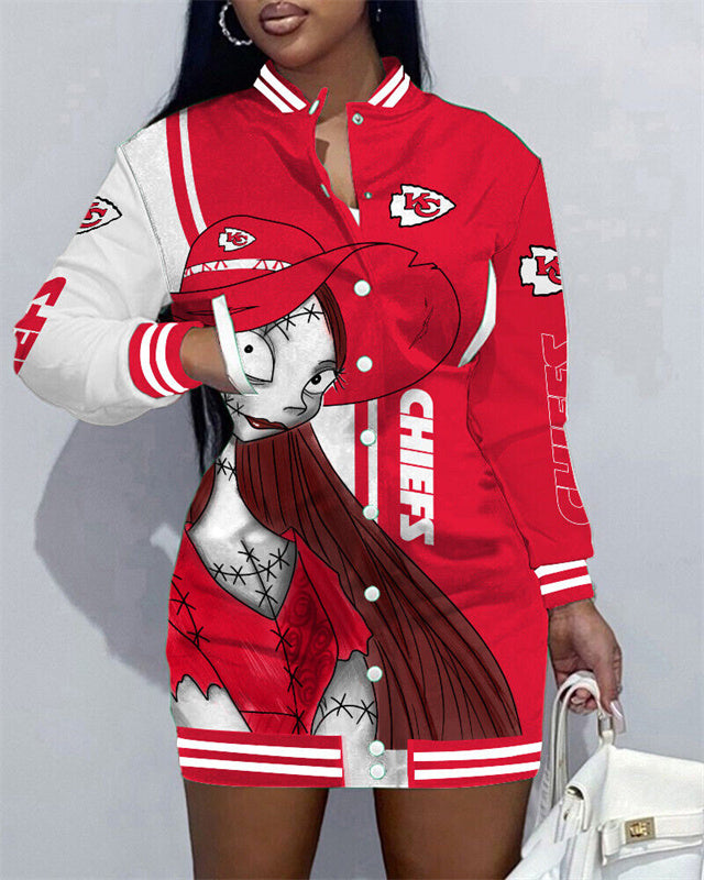 NewLimited Edition Button Down Long Sleeve Jacket Dress