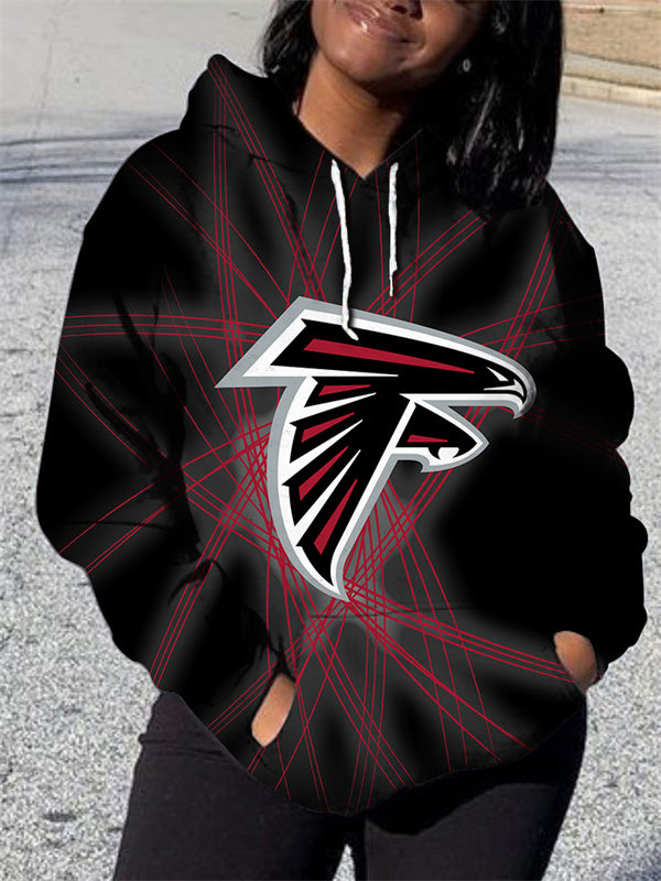 Atlanta Falcons3D Printed Pocket Pullover Hoodie