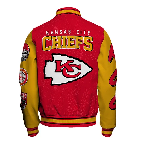 Kansas City Chiefs National Football League Conquer Every Field Unisex Varsity Jacket