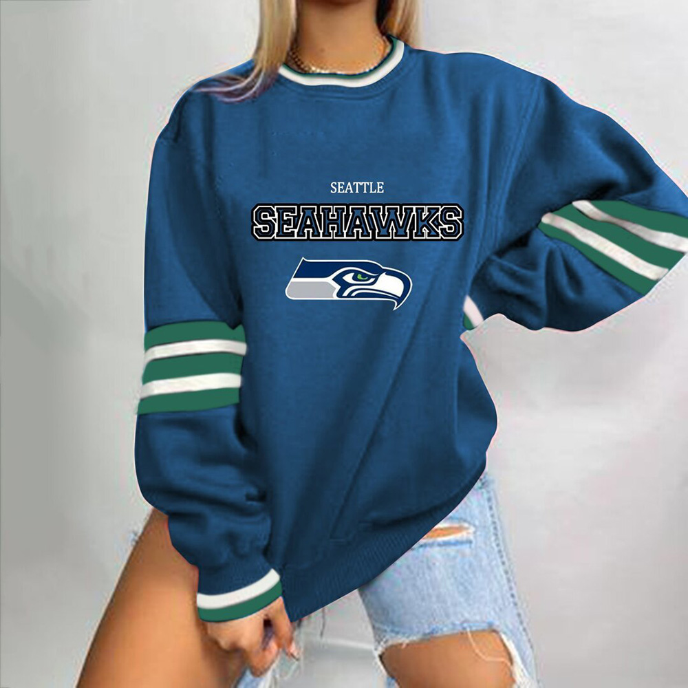 fashion loose casual sports printed Pullover