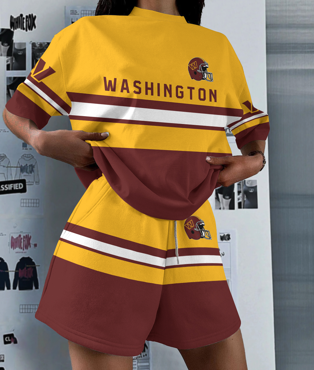 Washington Commanders Limited Edition Women's T-Shirt & Short Set
