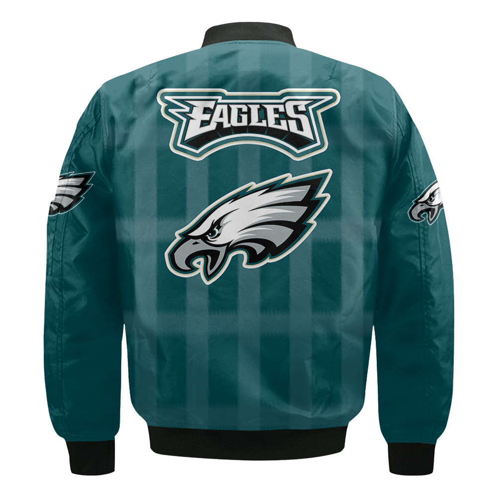Philadelphia Eagles Football Team 2025 - 26 Unforgettable Memories Bomber Jacket