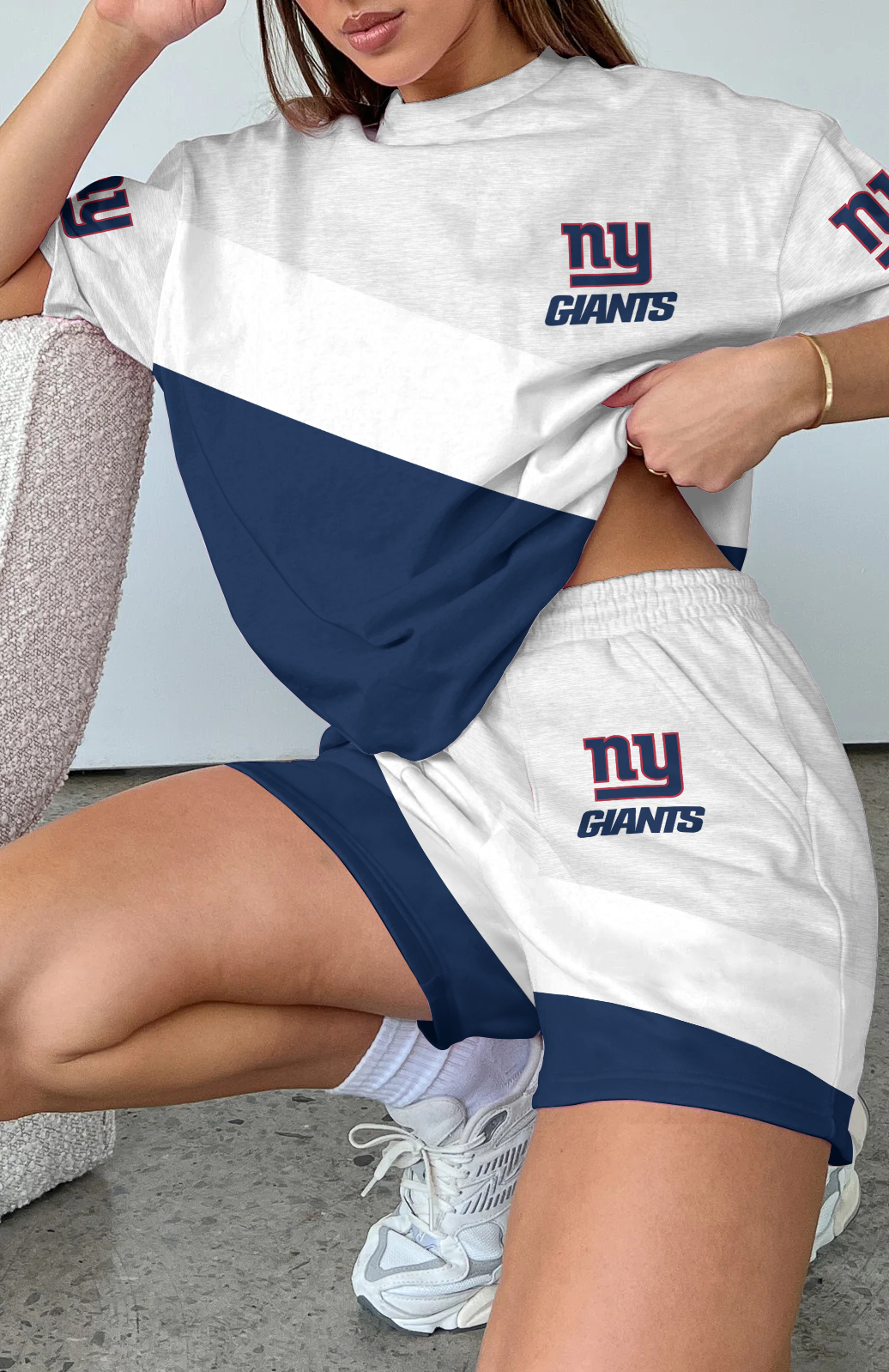 New York Giants Limited Edition Women's T-Shirt & Short Set
