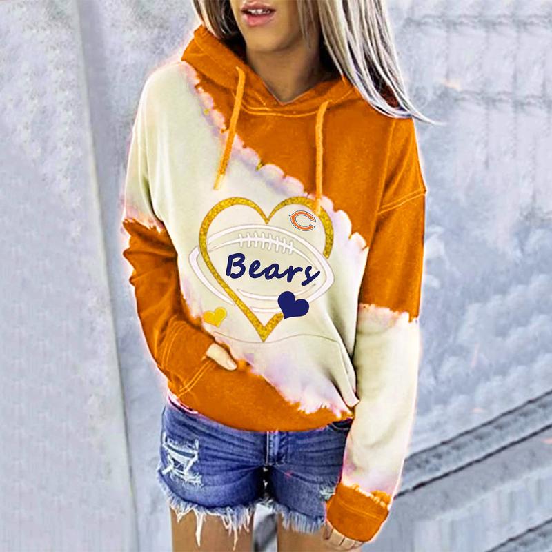 printed casual Pullover Hoodie