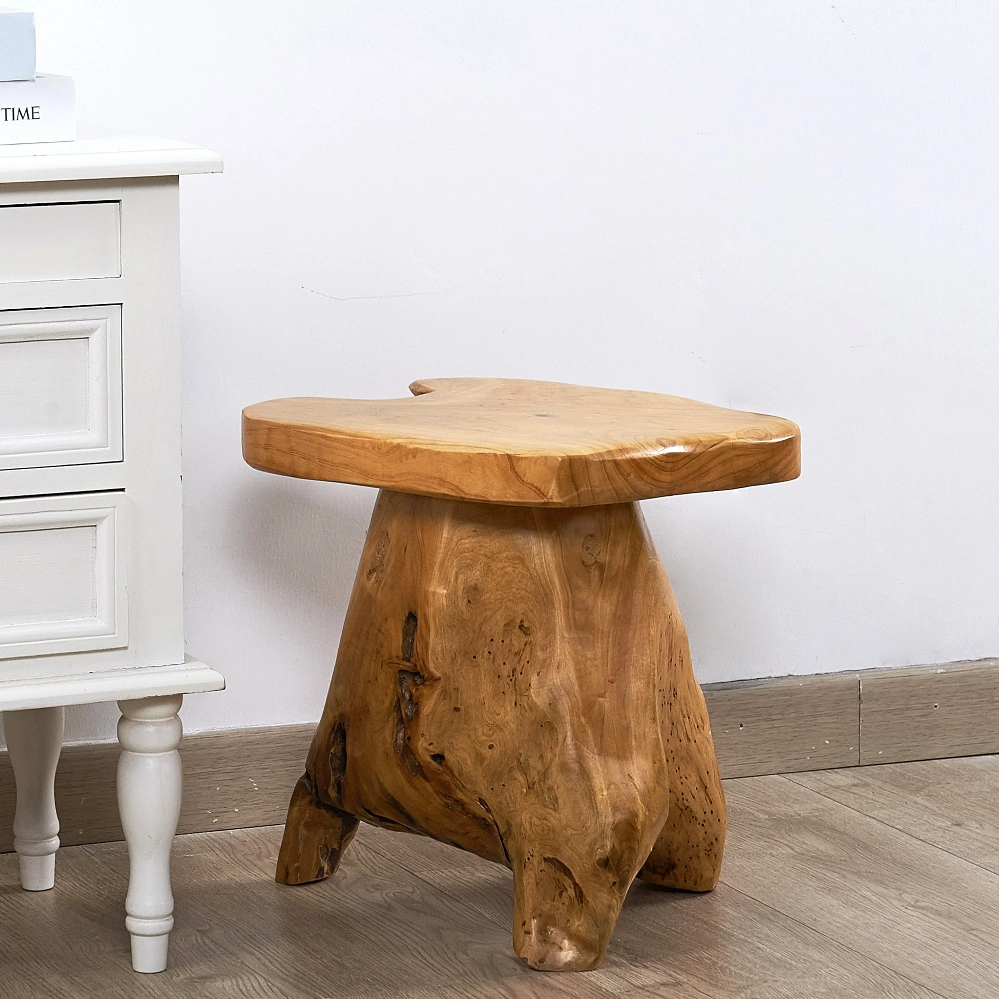 Naturally Shaped Mushroom Side Table Stand