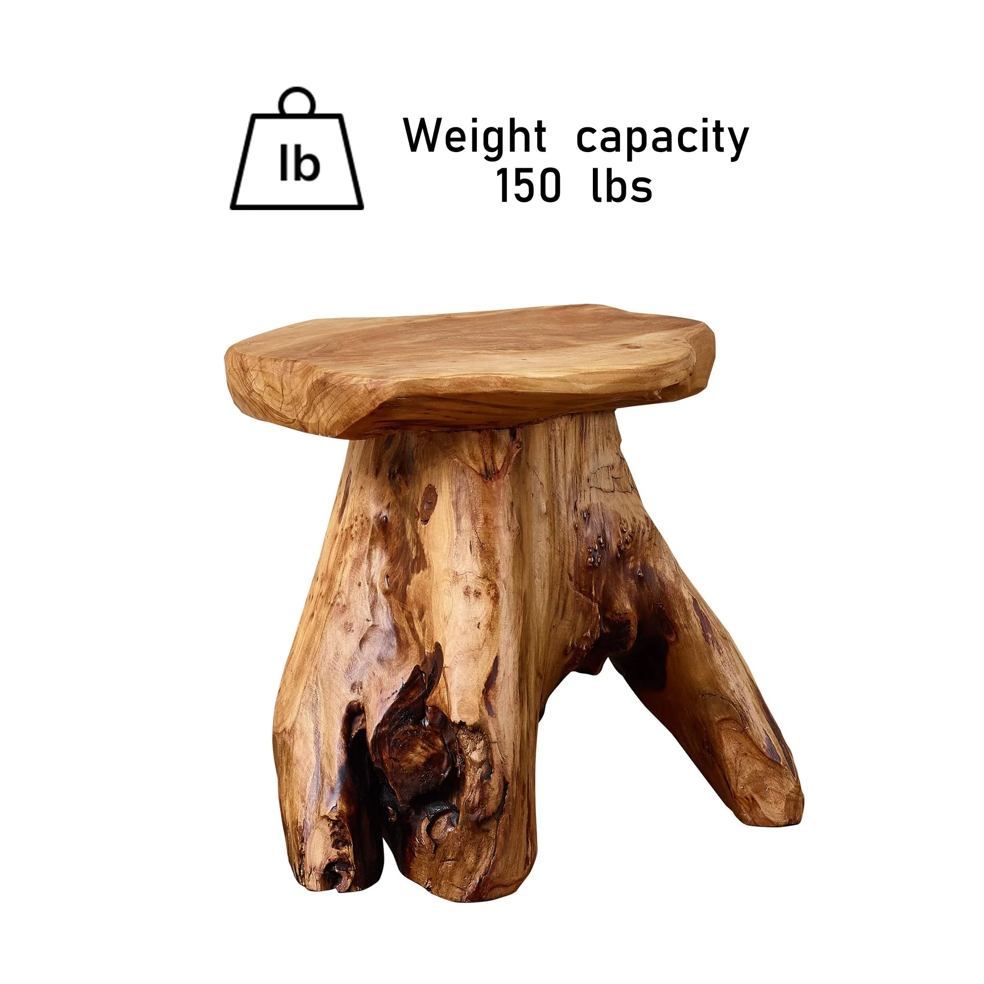 Naturally Shaped Mushroom Side Table Stand