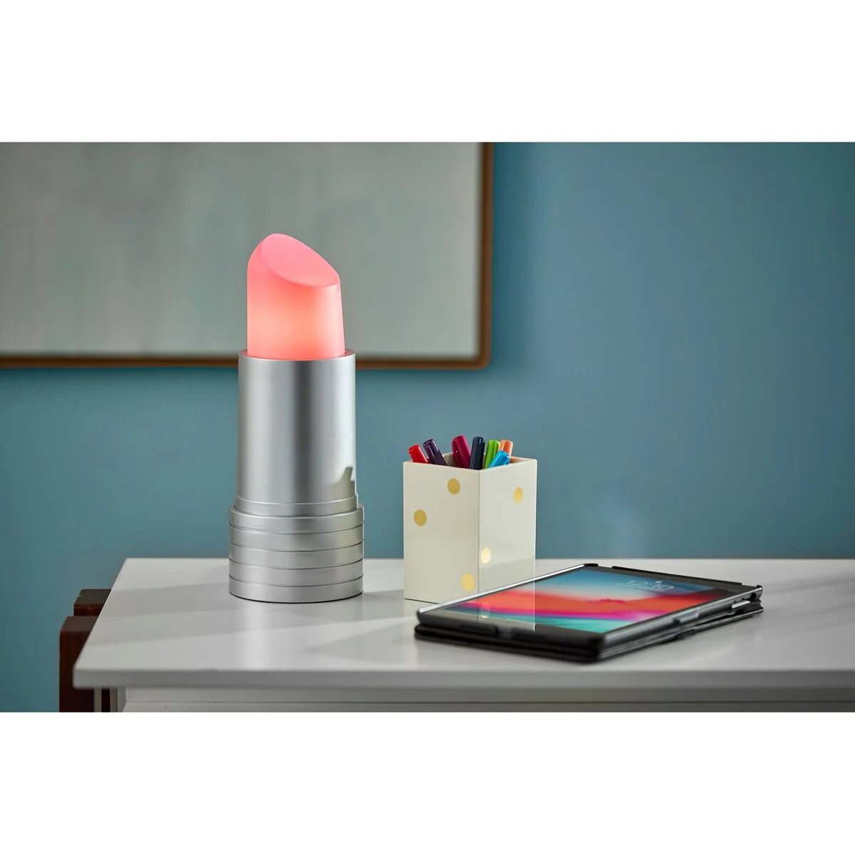 Lipstick Lamp - Silver