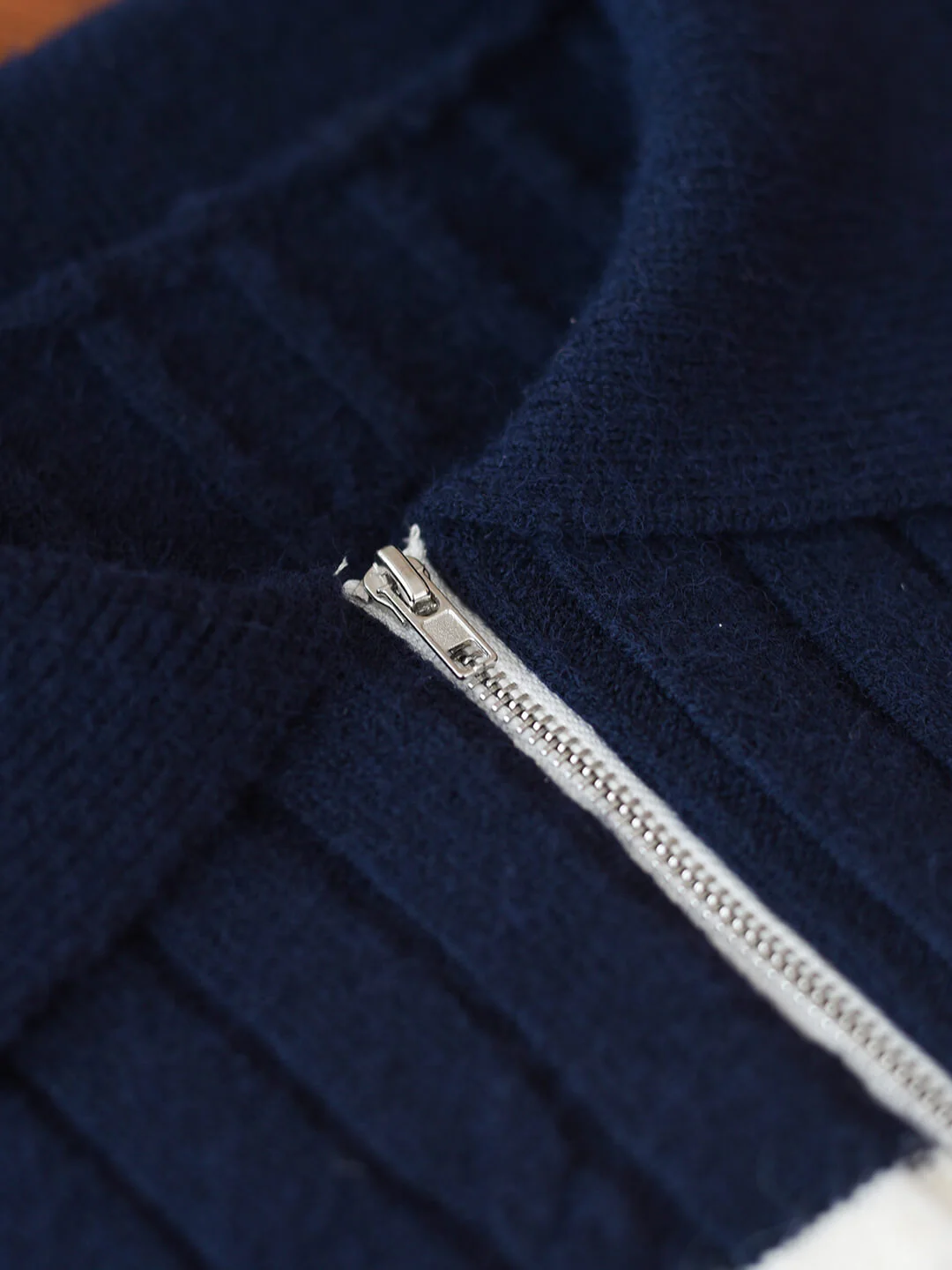 Polo Cable Blue Knit Sweater