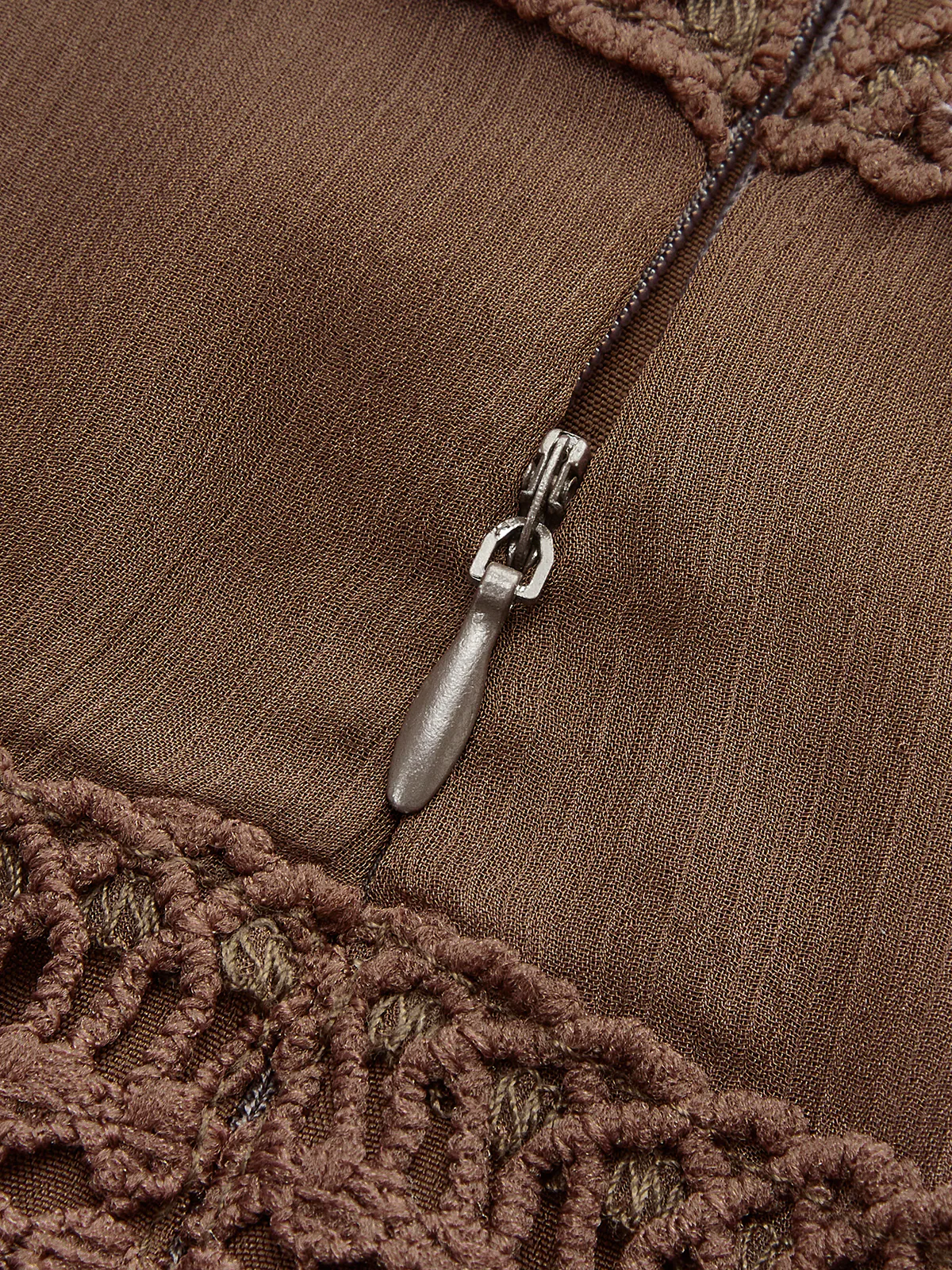 Boho Semi-Sheer Chiffon Dress