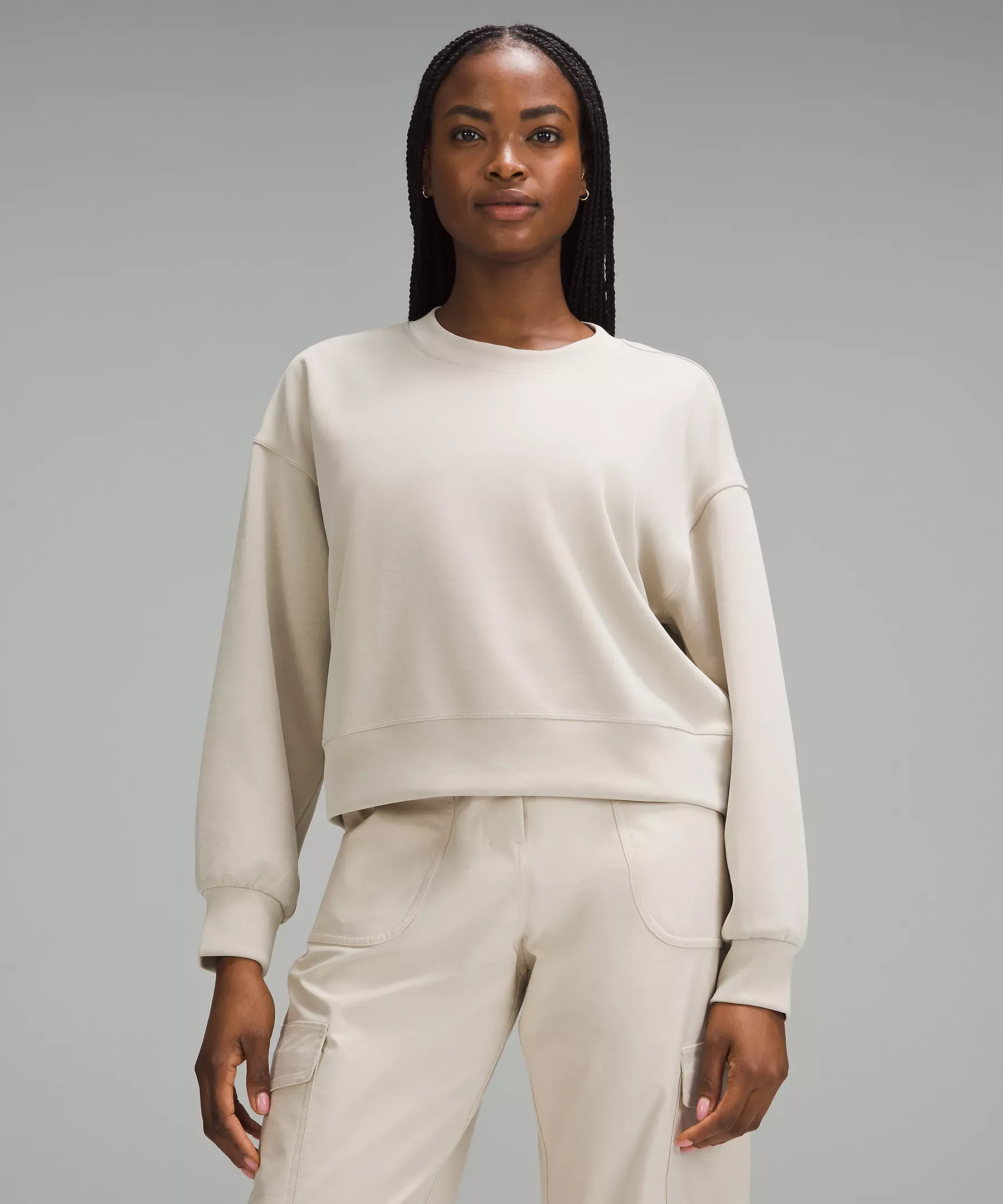 lululemon Softstreme Perfectly Oversized Cropped Crew
