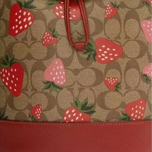 ๐๐๐๐๐ยฎ Backpack With Wild Strawberry Print