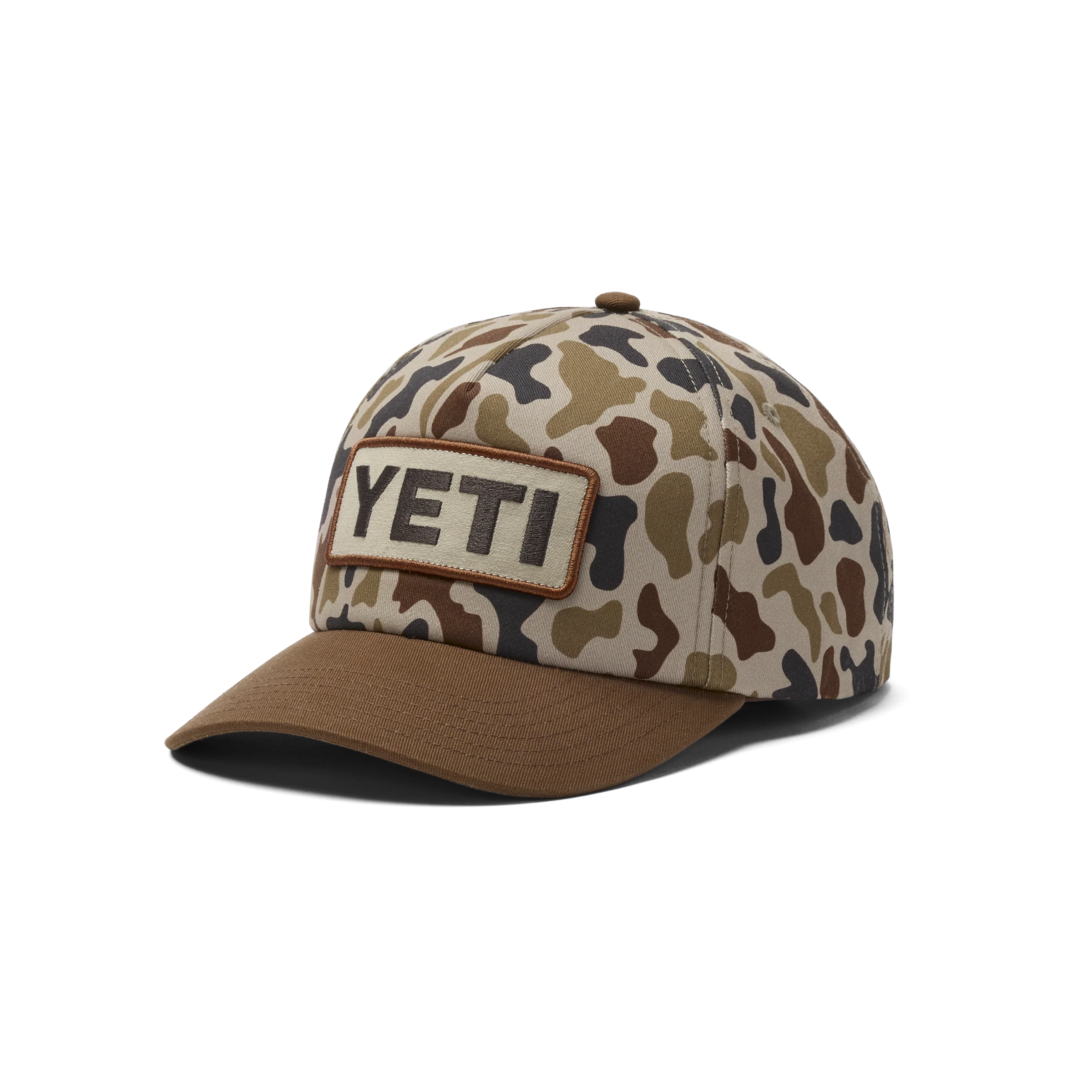 YETI® Wetlands Camo Logo Badge Mid Pro Flat Brim Hat