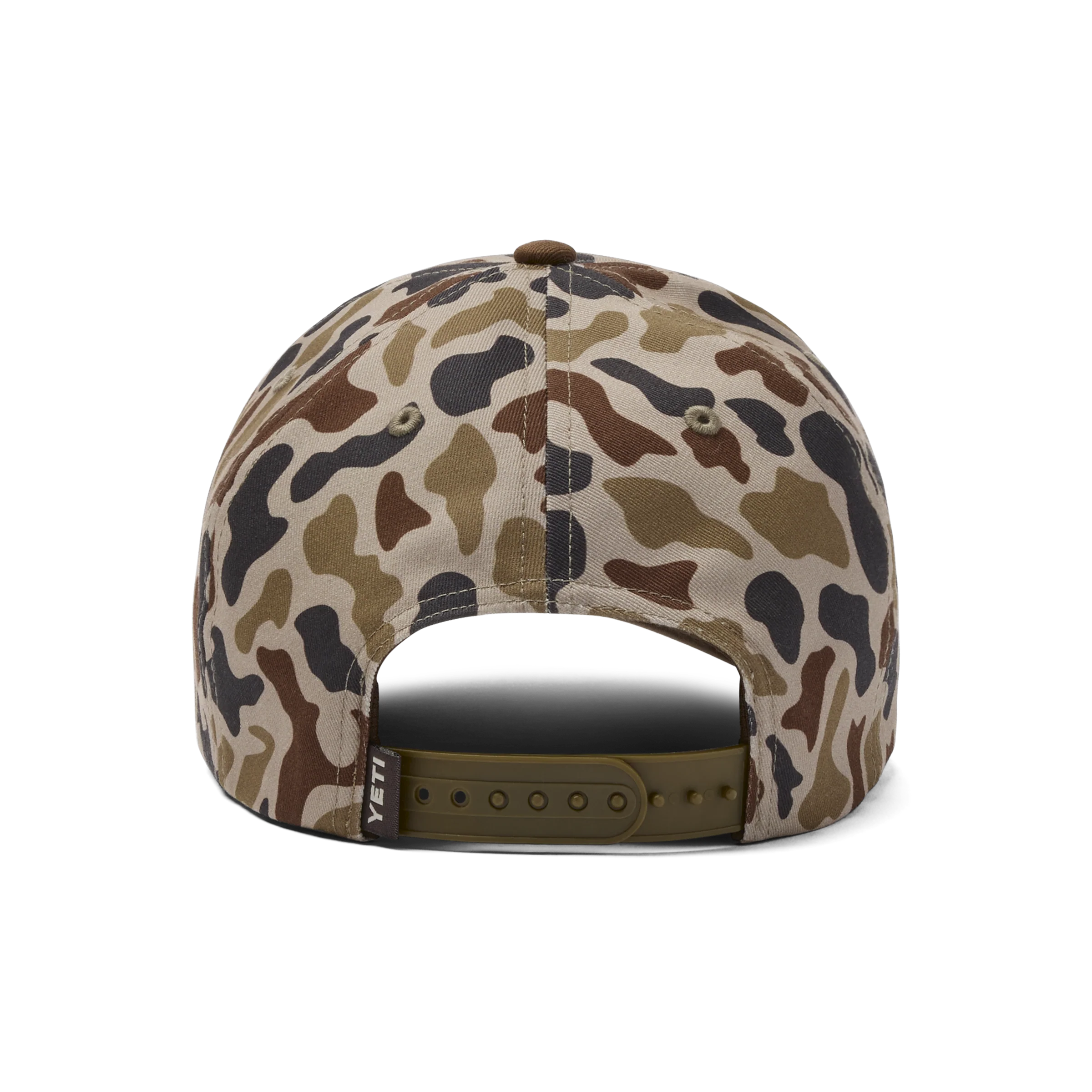 YETI® Wetlands Camo Logo Badge Mid Pro Flat Brim Hat