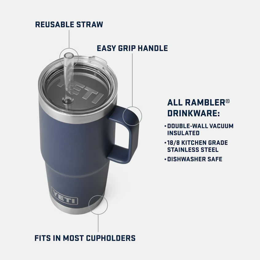 Rambler® 25 oz (739 ml) Straw Mug
