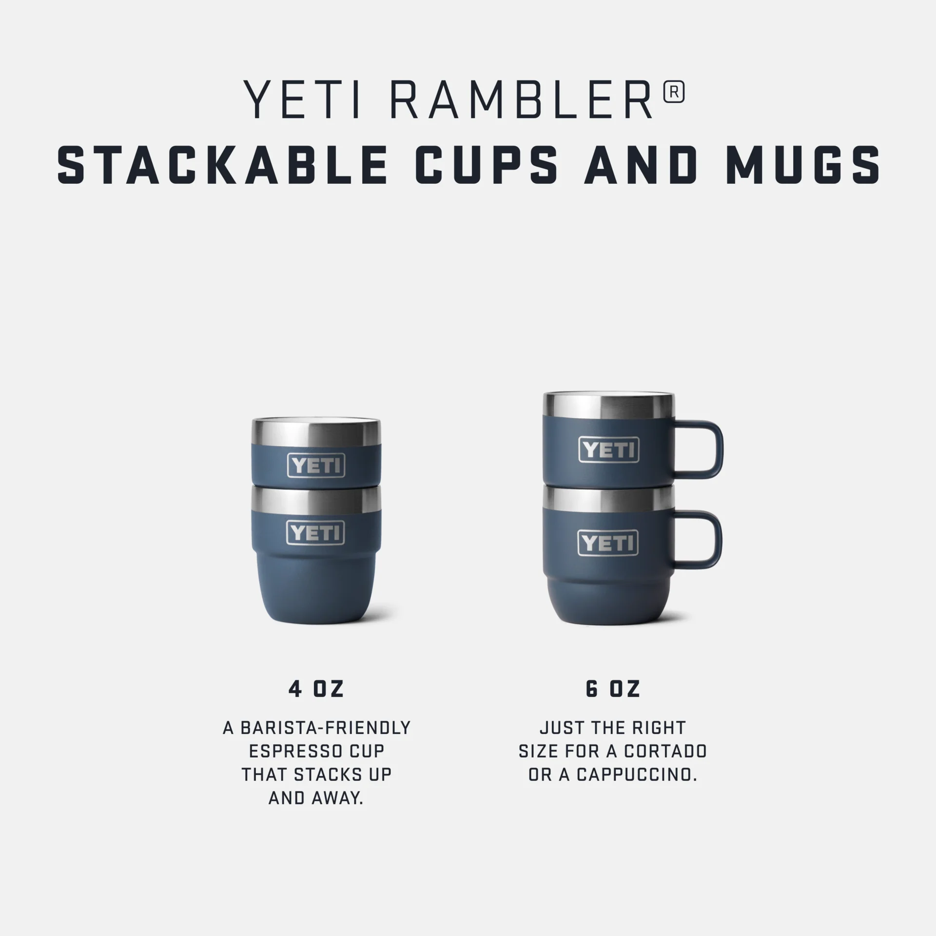 Rambler® 6 oz (177 ml) Stackable Mugs