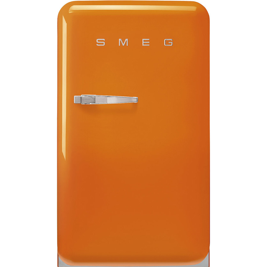 FAB10ROR6 55cm Fridge with Icebox Right Hand Hinge Orange