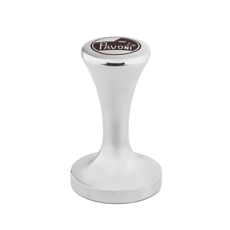 LPAPREPR01 La Pavoni Accessory Tamper for Coffee Machines with 58mm Filters Steel with La Pavoni Logo