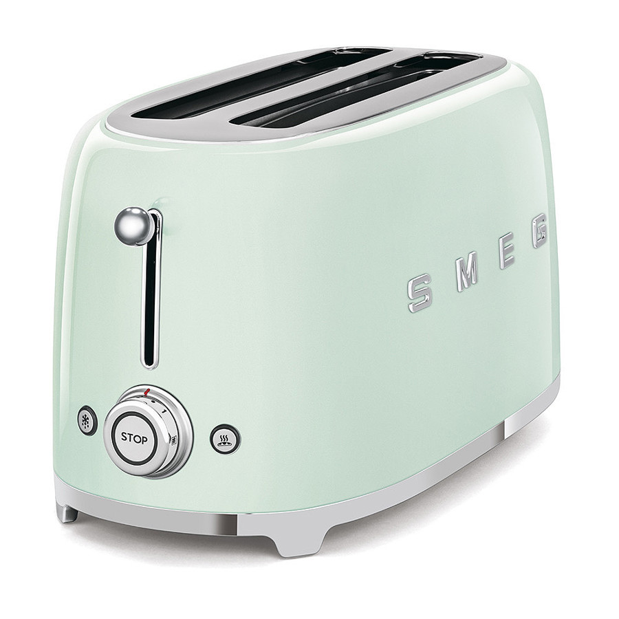 Pastel Green 4 Slice Long-Slot Toaster