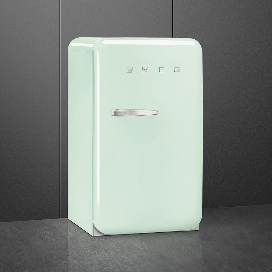 FAB10RPG6 55cm Fridge with Icebox Right Hand Hinge Pastel Green
