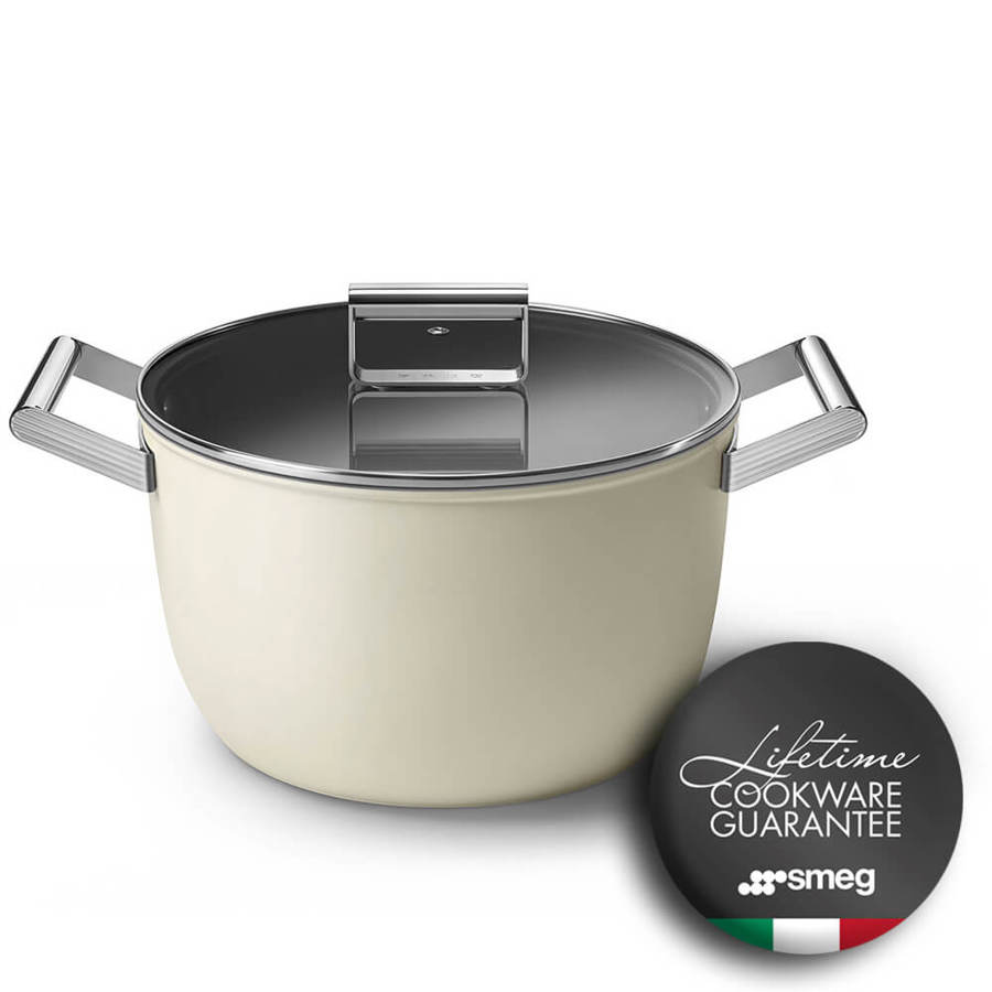 CKFC2611CRM Casserole Pan 26cm and Lid Cream