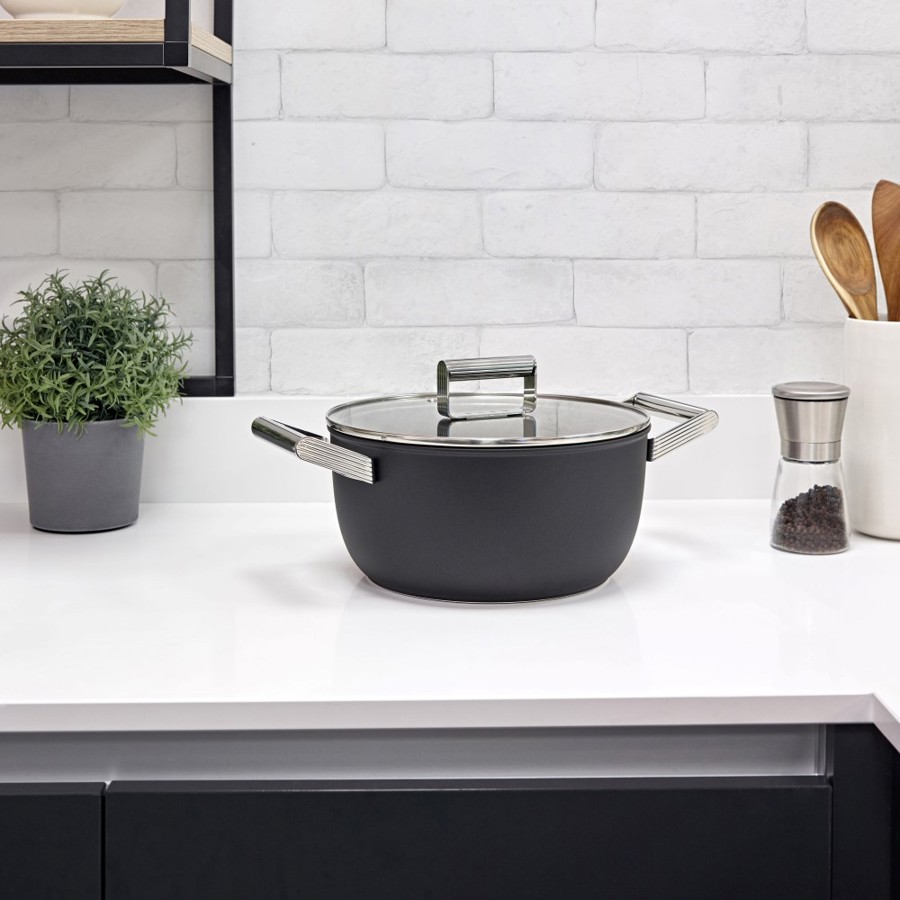 CKFC2411BLM Casserole Pan 24cm and Lid Black