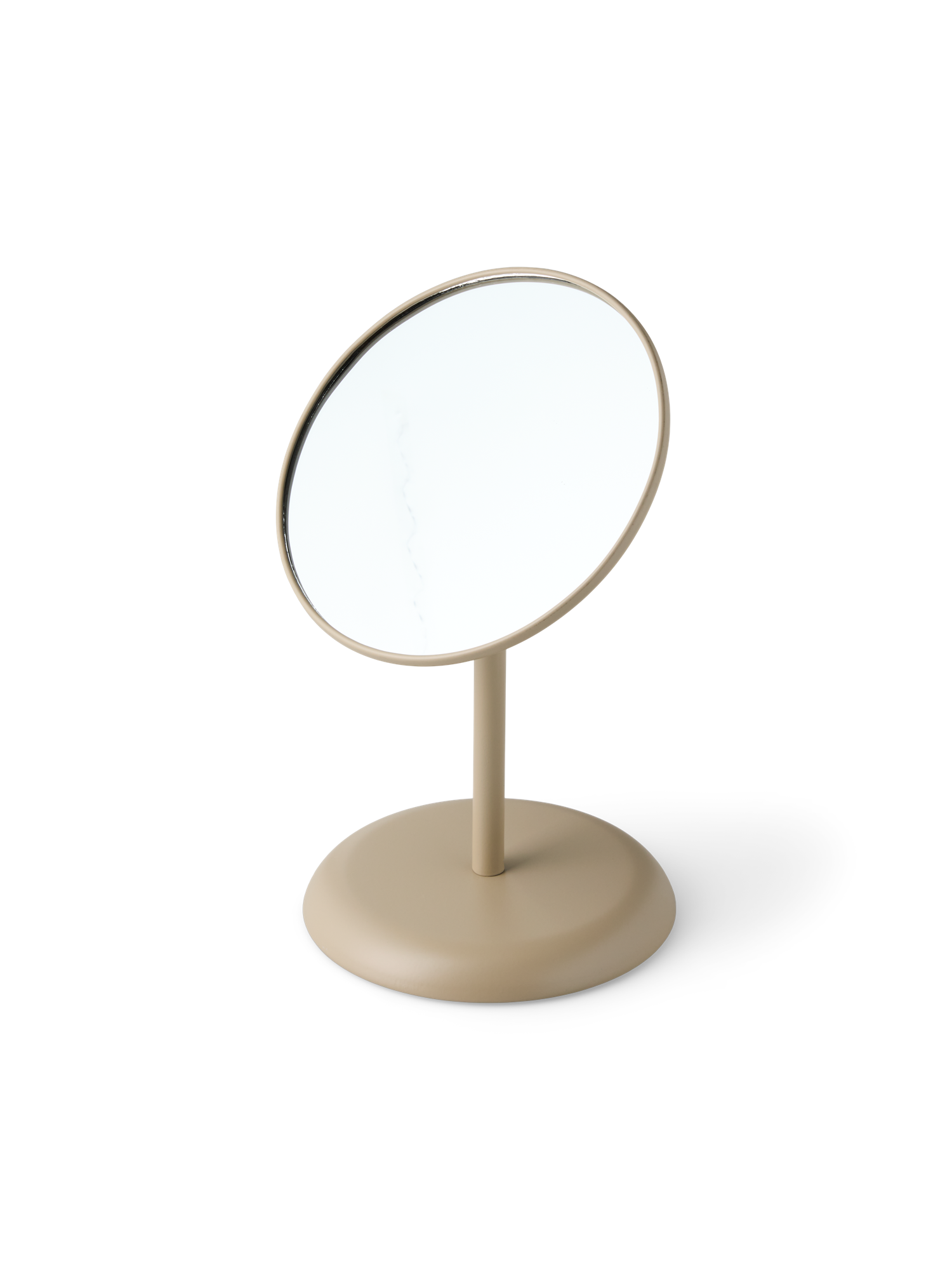 Table mirror Metal/glass. Ø17 x 27.5 cm.