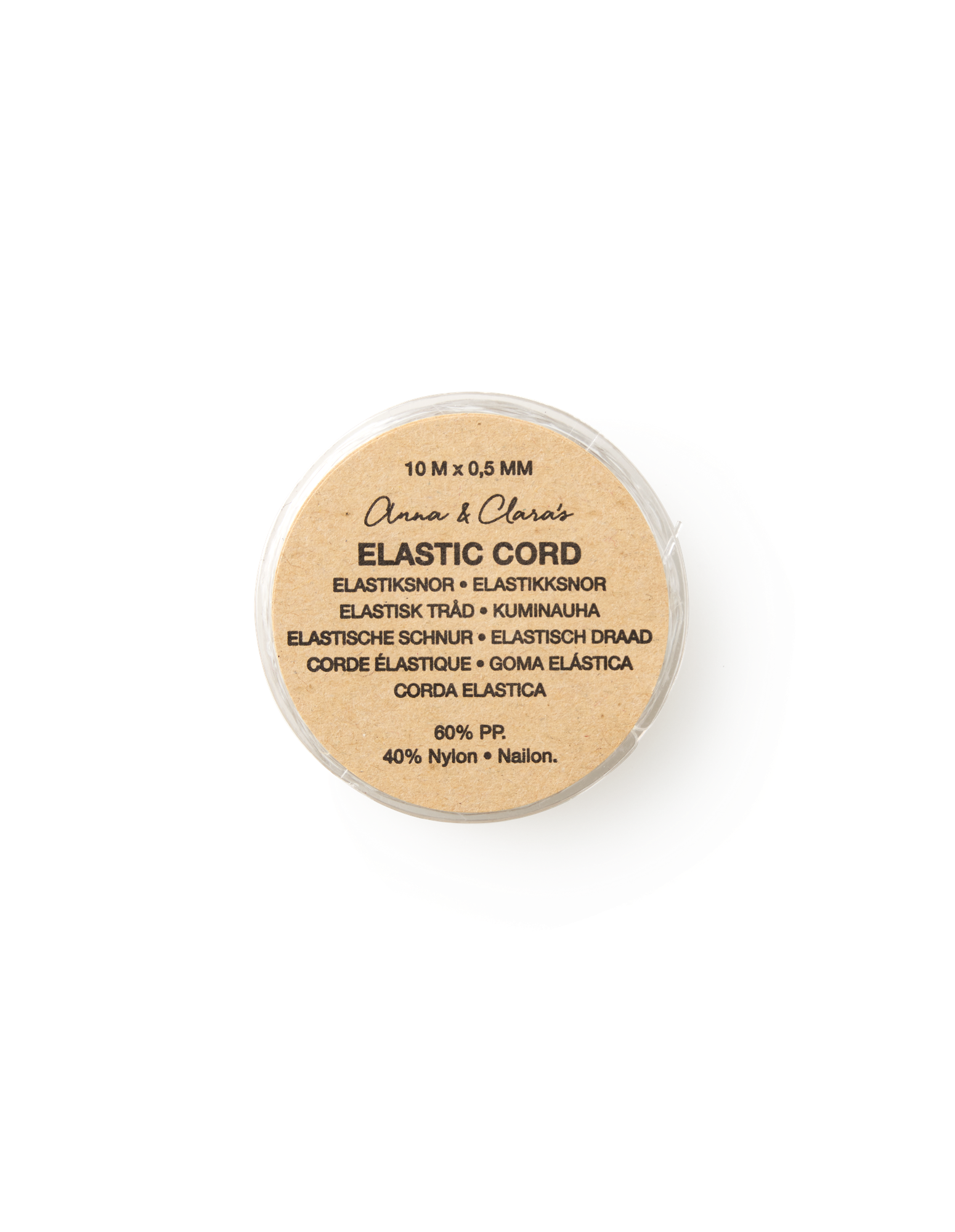 Elastic cord 10 m x 0,5 mm.