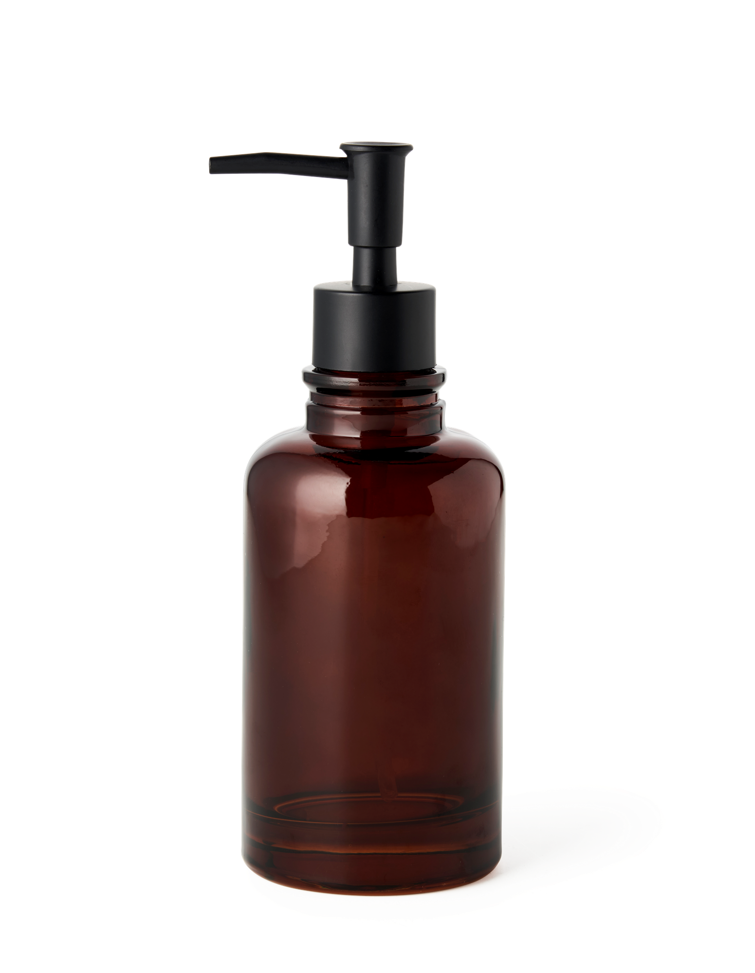 Soap dispenser Glass. 20.5 x 7 cm.