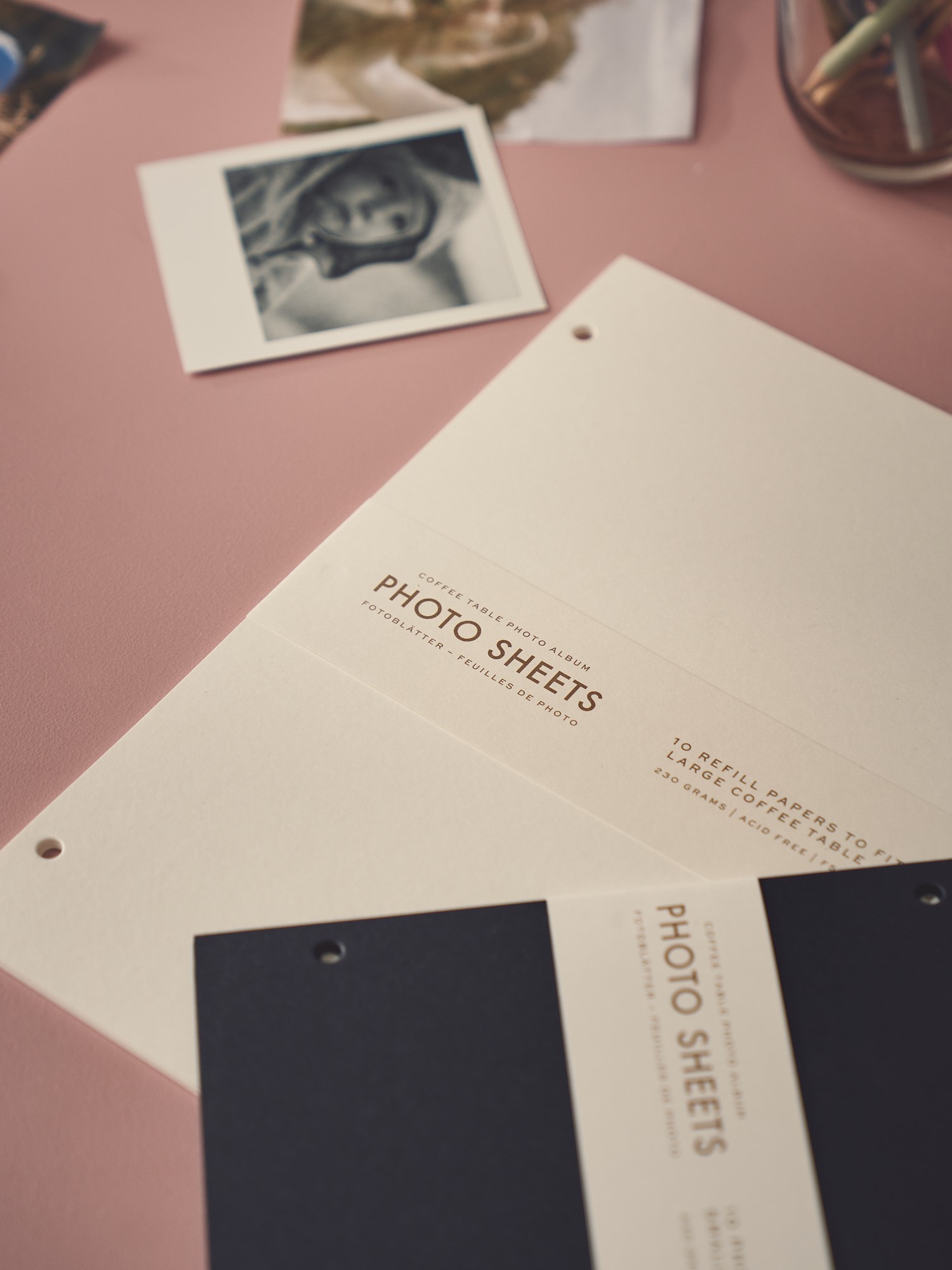 Photo sheets 10-pack Paper. Large. 28 x 21 cm. 10 sheets. 230 gsm.