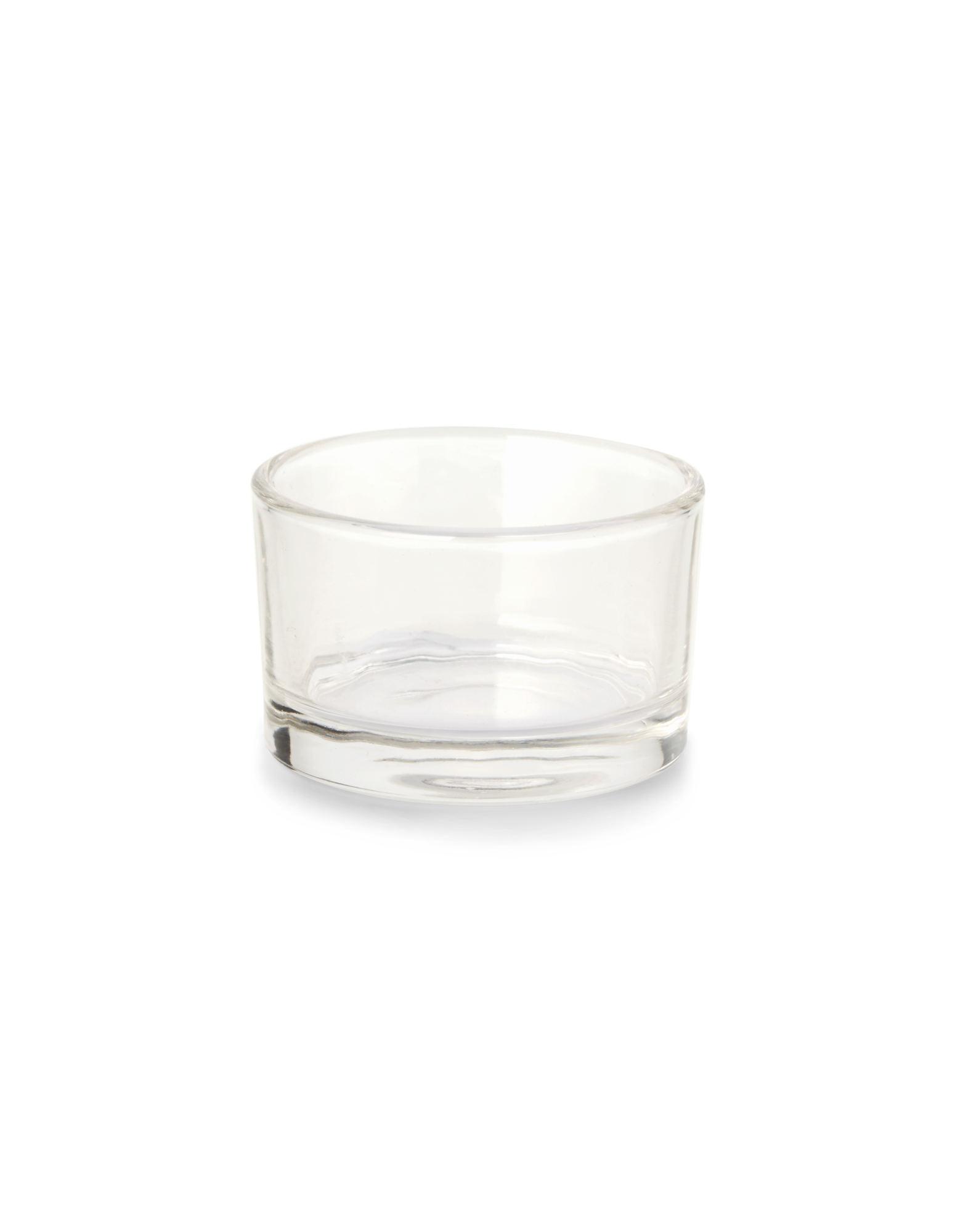 Tealight holder Glass. 5 x 3 cm.