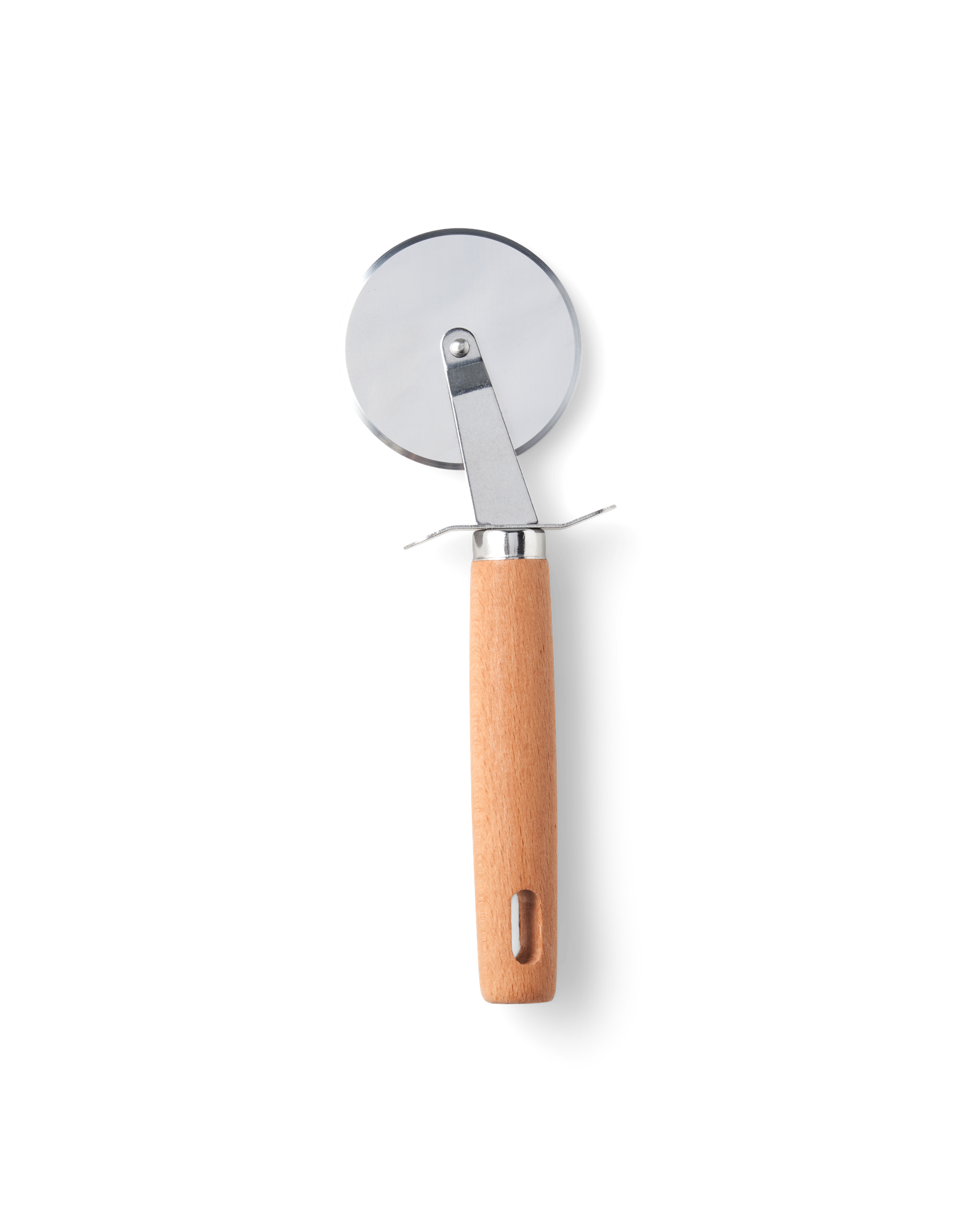 Pizza cutter Stainless steel/beech wood. 6.5 x 20.8 cm.
