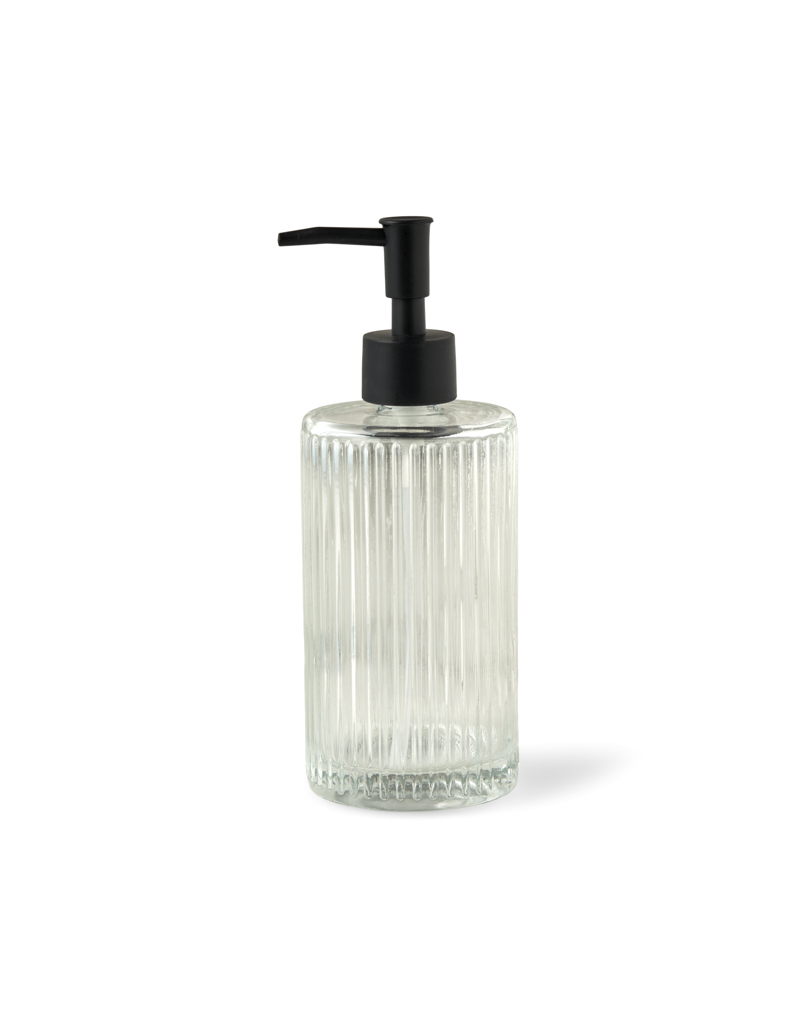 Soap dispenser Quartz/polypropylene. 7.5 x 20.5 cm.