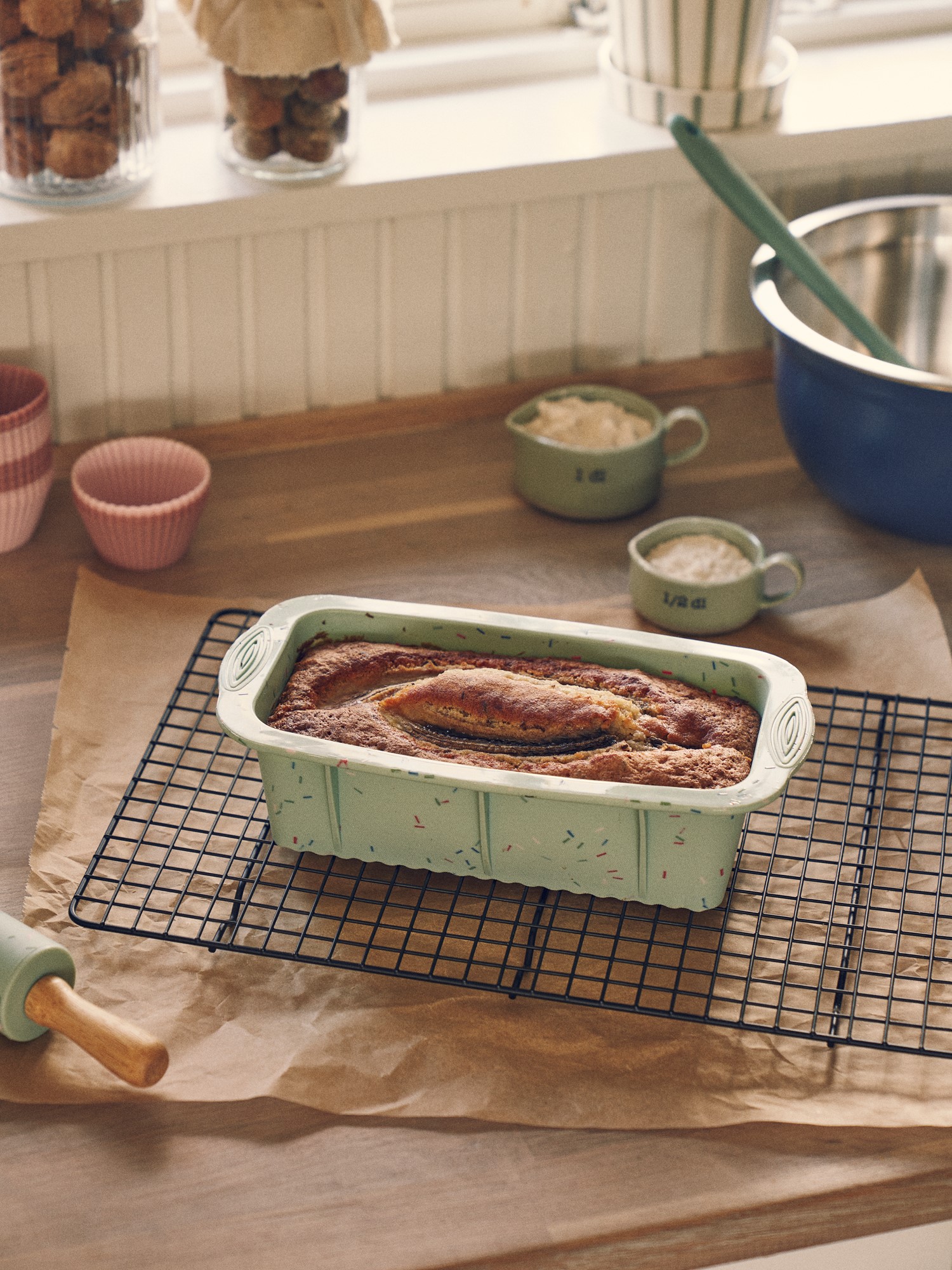 Baking mould Silicone. 25 x 13 cm.