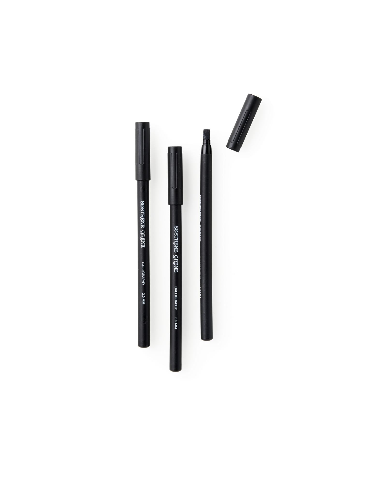 Calligraphy set Water-based ink. 2.0/3.5/5.0 mm. 3 pcs.