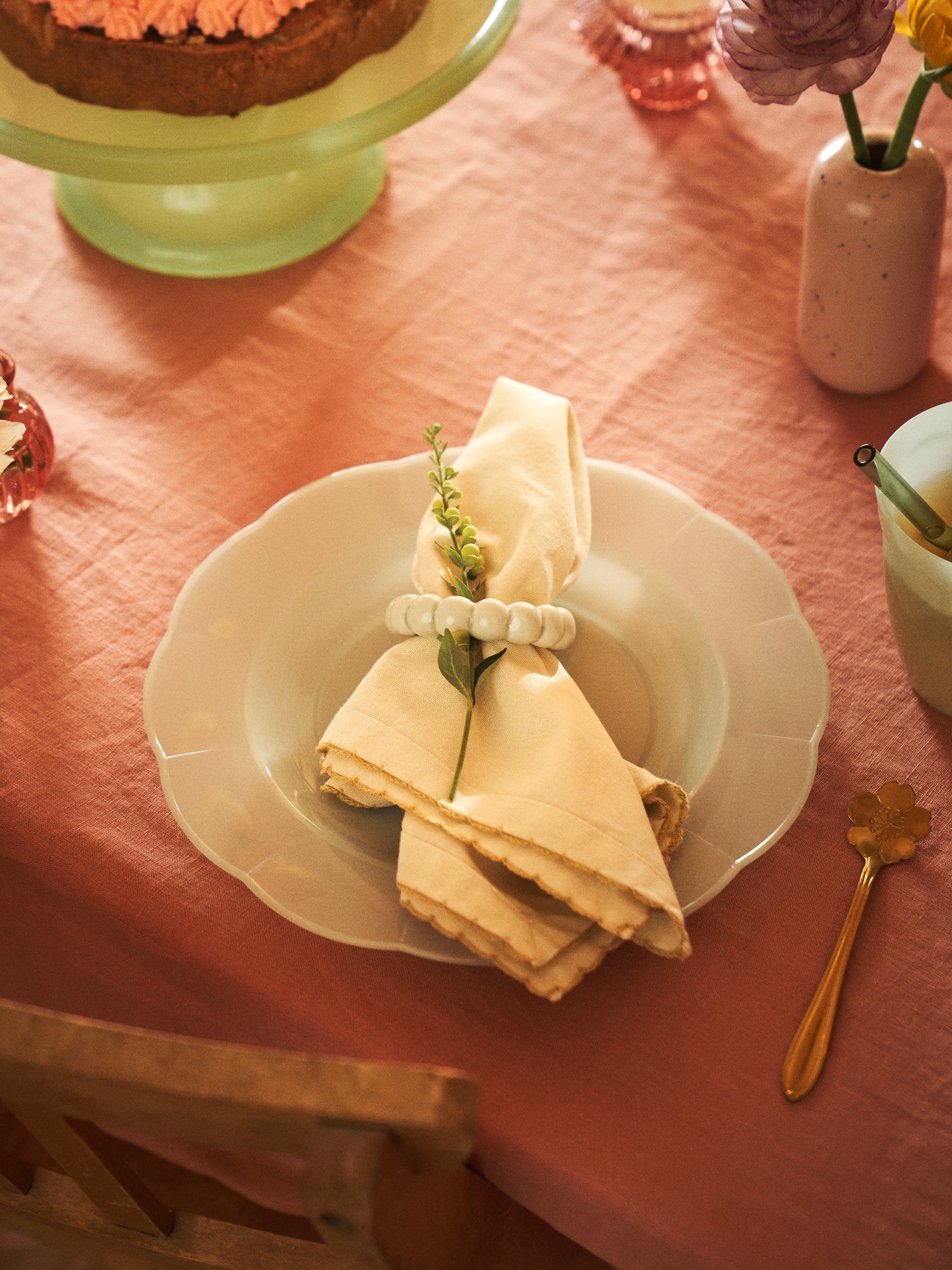 Reusable plastic plates 4-pack Ø24. 4 pcs.