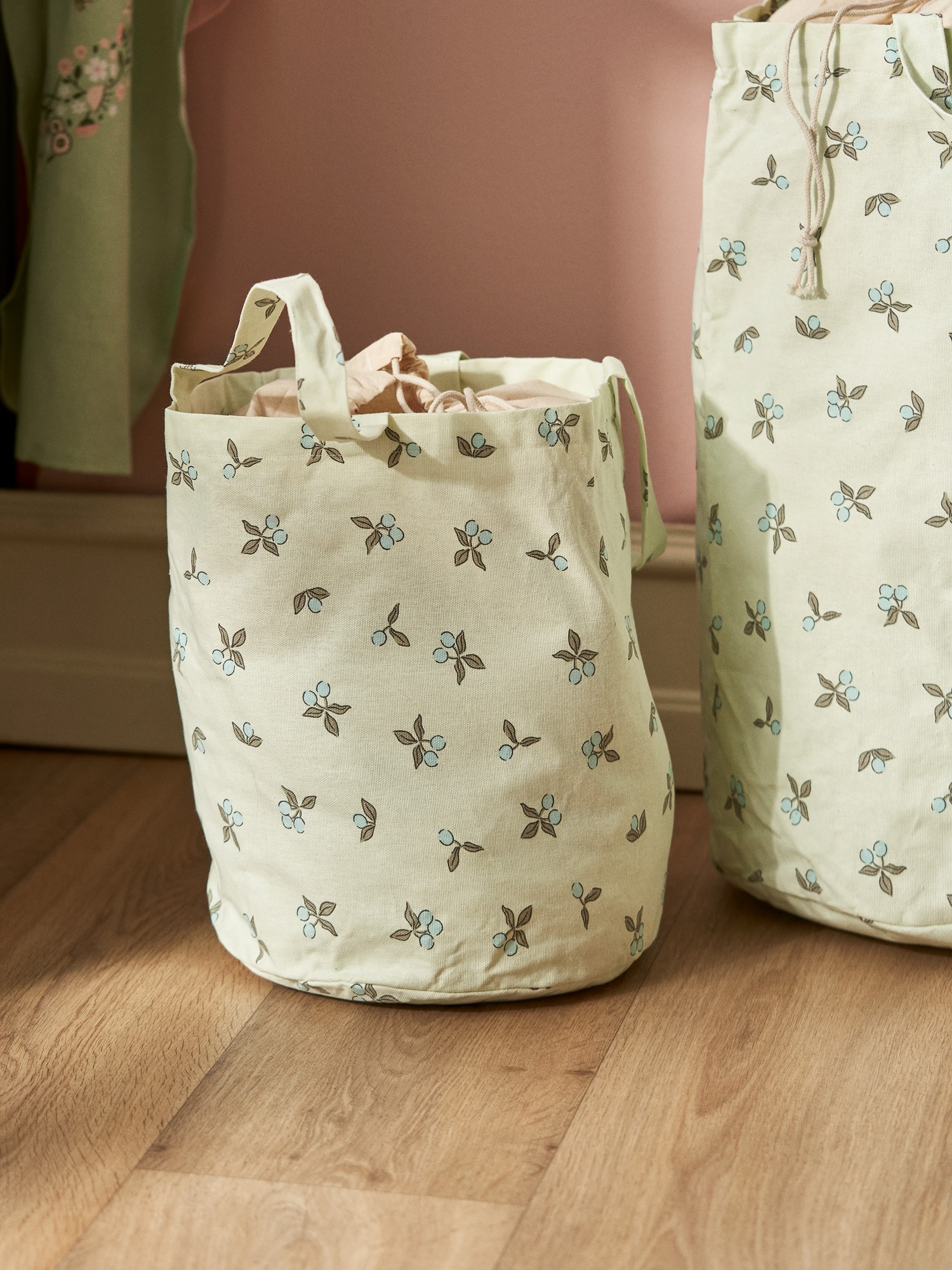 Drawstring bag small Cotton. 30 x 25 cm.