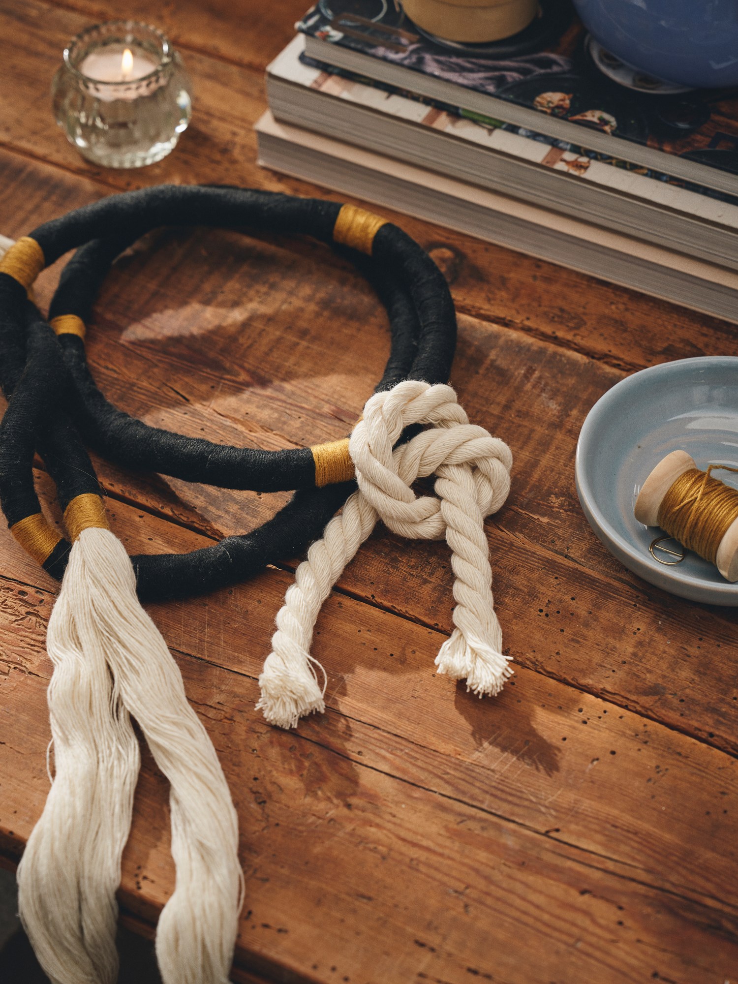 Macramé rope Cotton. Ø10 mm x 2 m.