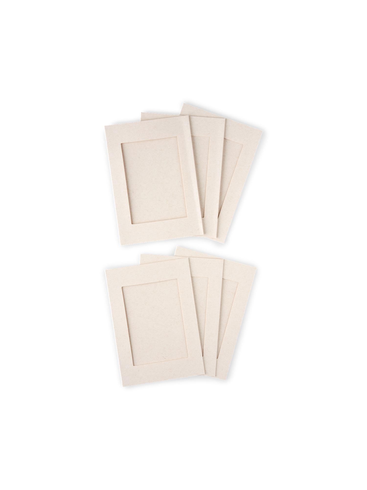 Cards with passe-partout Paper. A6. 6 pcs.