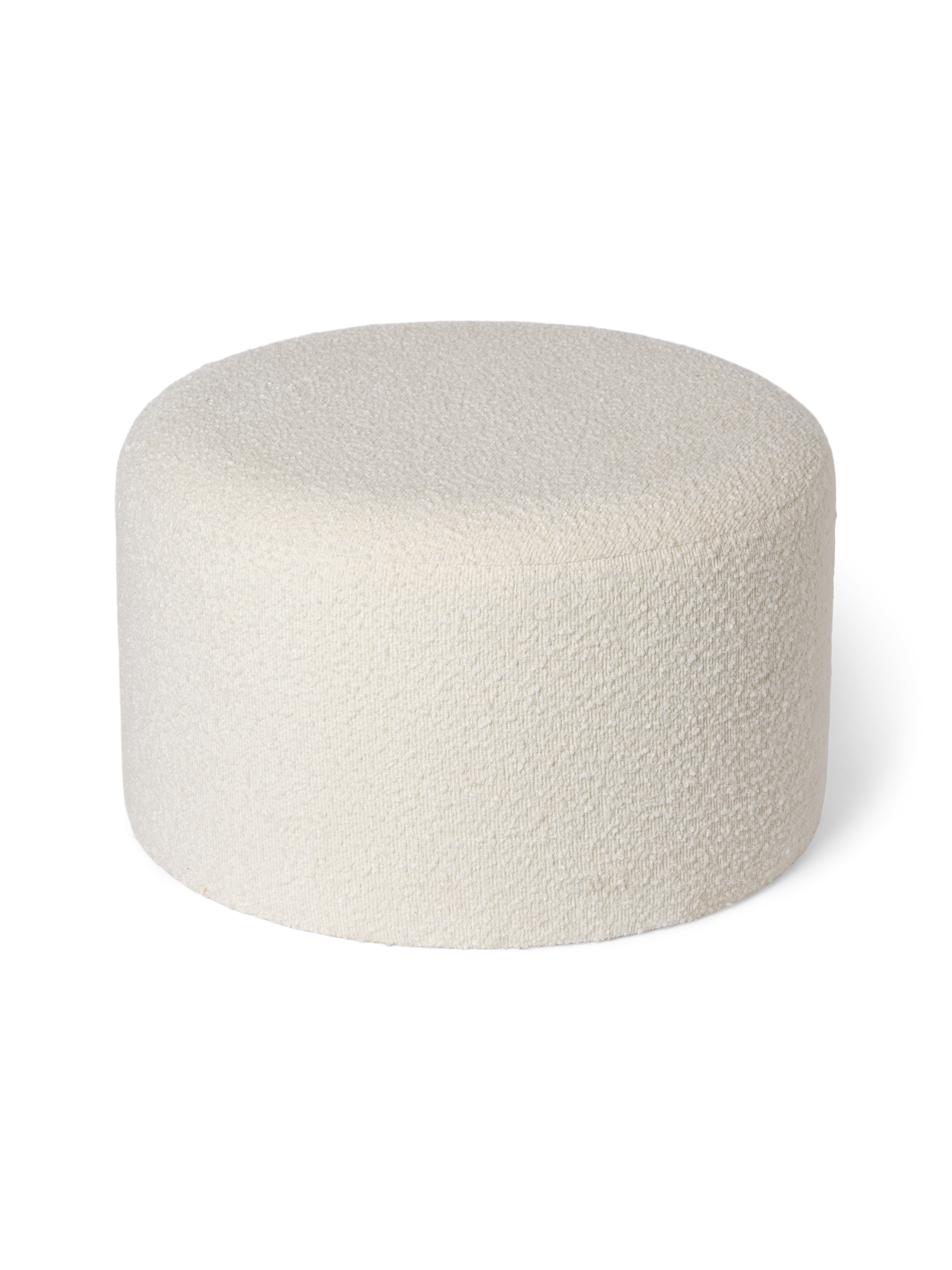 Pouffe MDF/polyester/polyurethane. Ø50 x 30 cm.