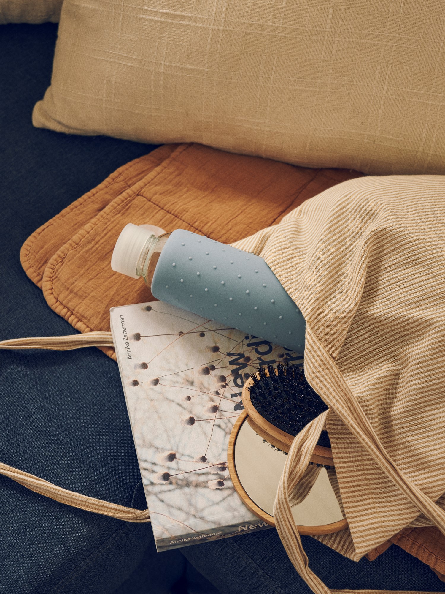 Drinking bottle Glass/silicone. 500 ml.