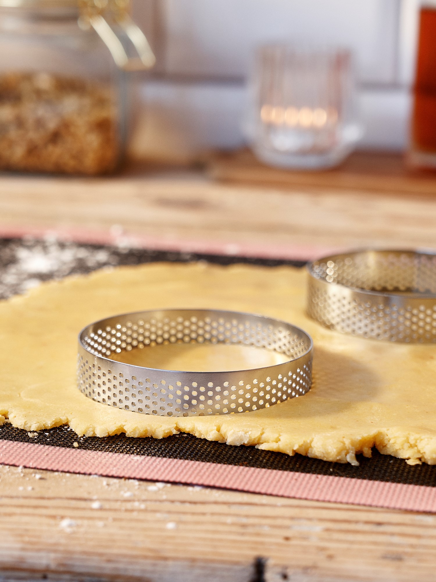 Cake ring Stainless steel. Ø8 cm.