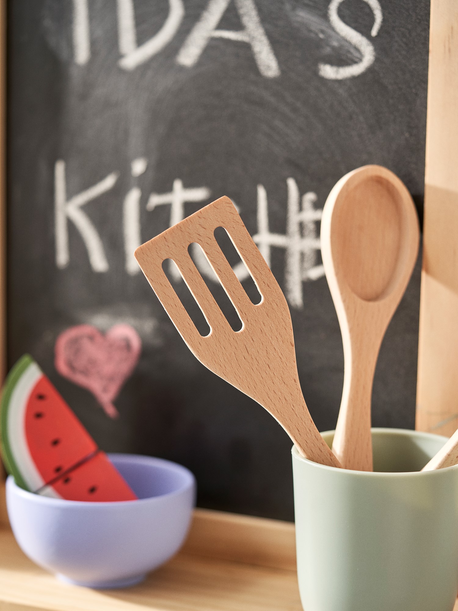 Toy spatula Beech wood. 18 cm.