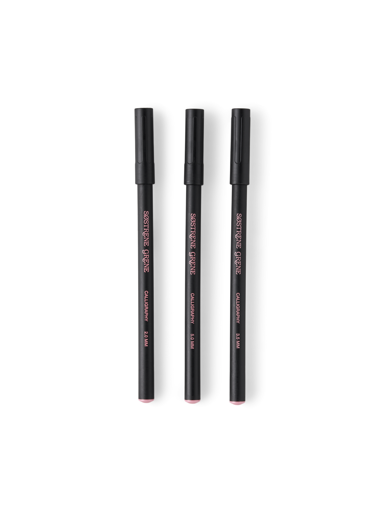 Calligraphy set Water-based ink. 2.0/3.5/5.0 mm. 3 pcs.