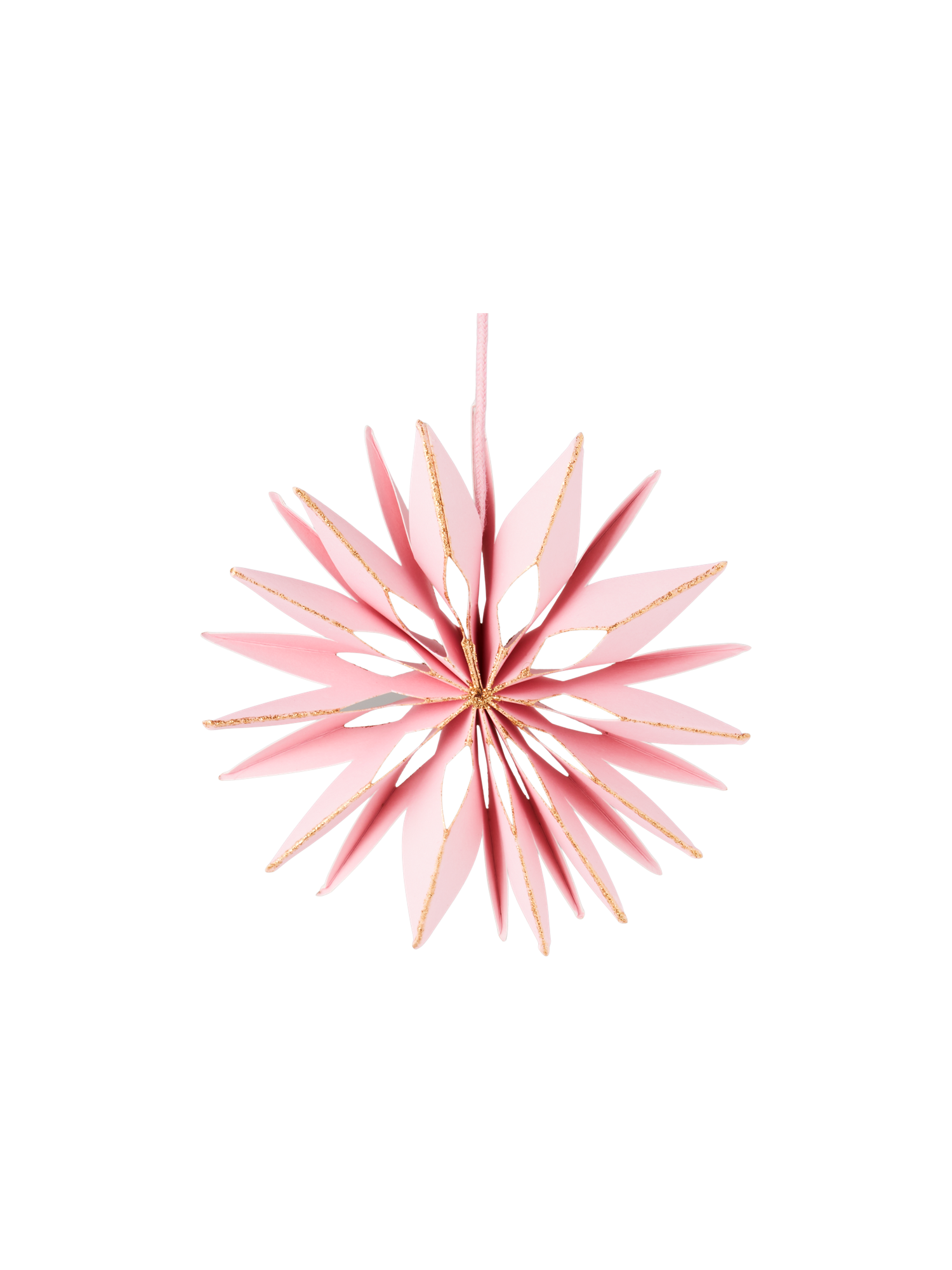 Hanging star Ø10 Paper. Ø10 cm.