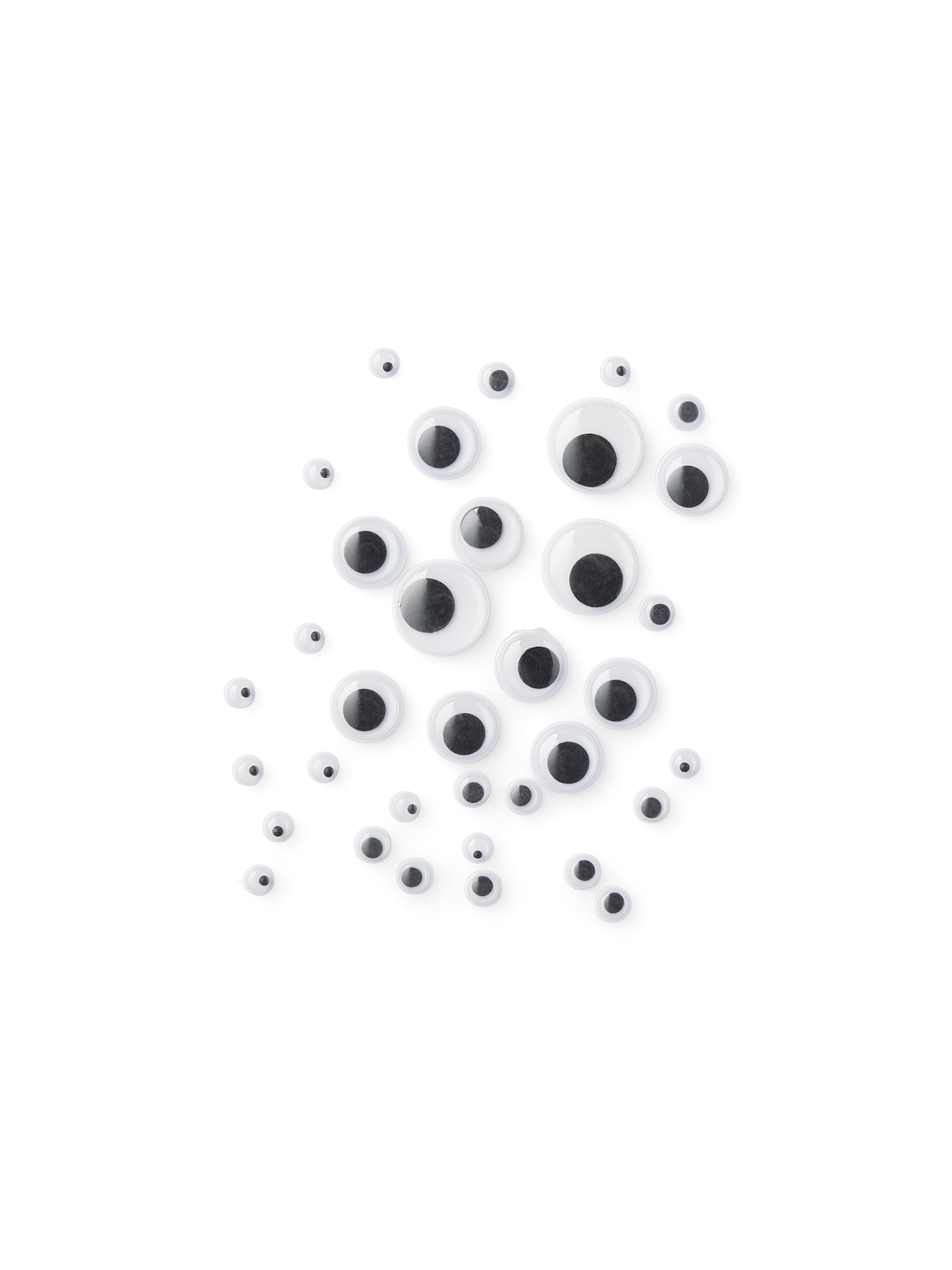 Googly eyes Assorted sizes.